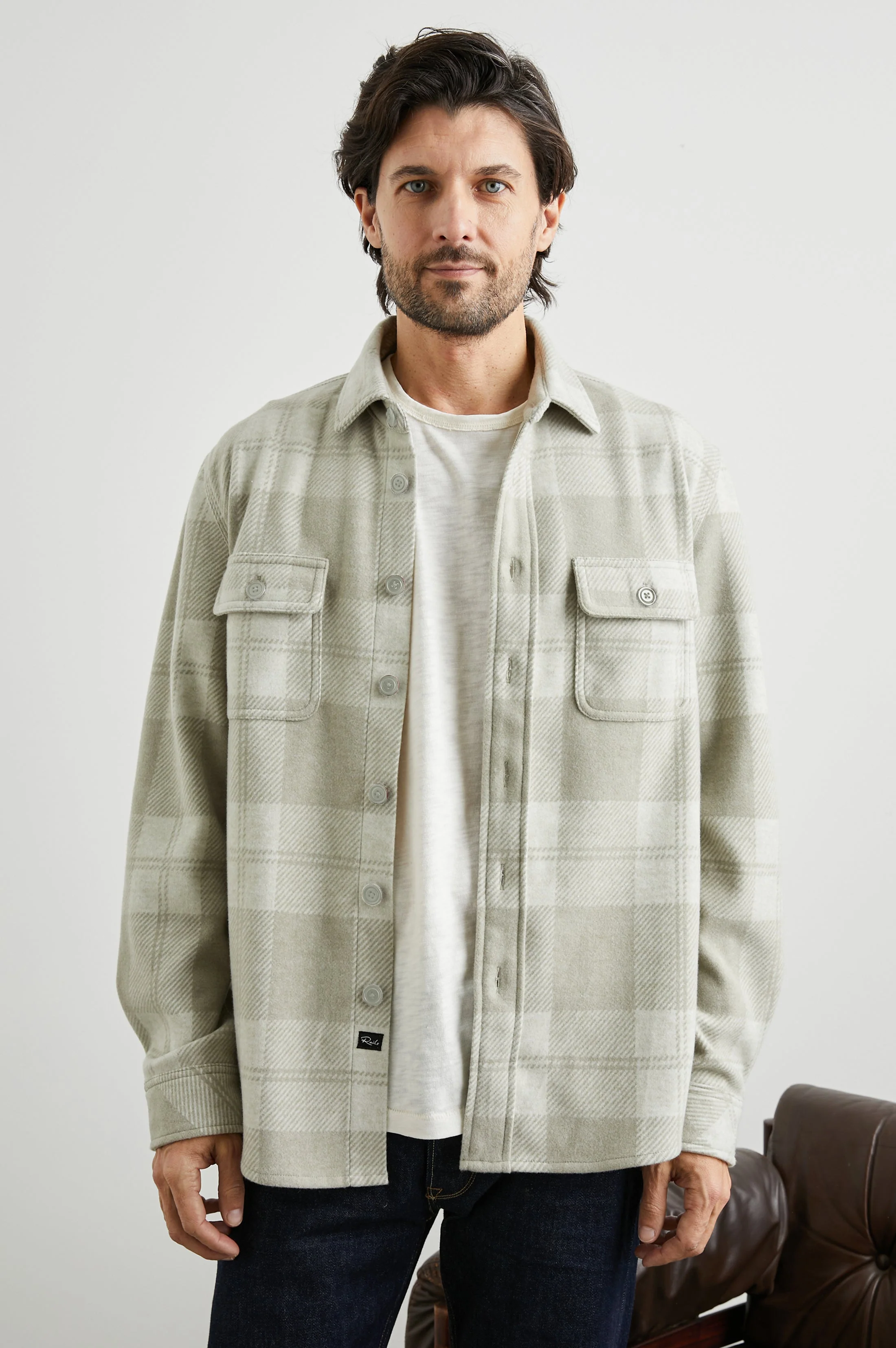 ALDER OVERSHIRT - FAWN CREAM - Image 5