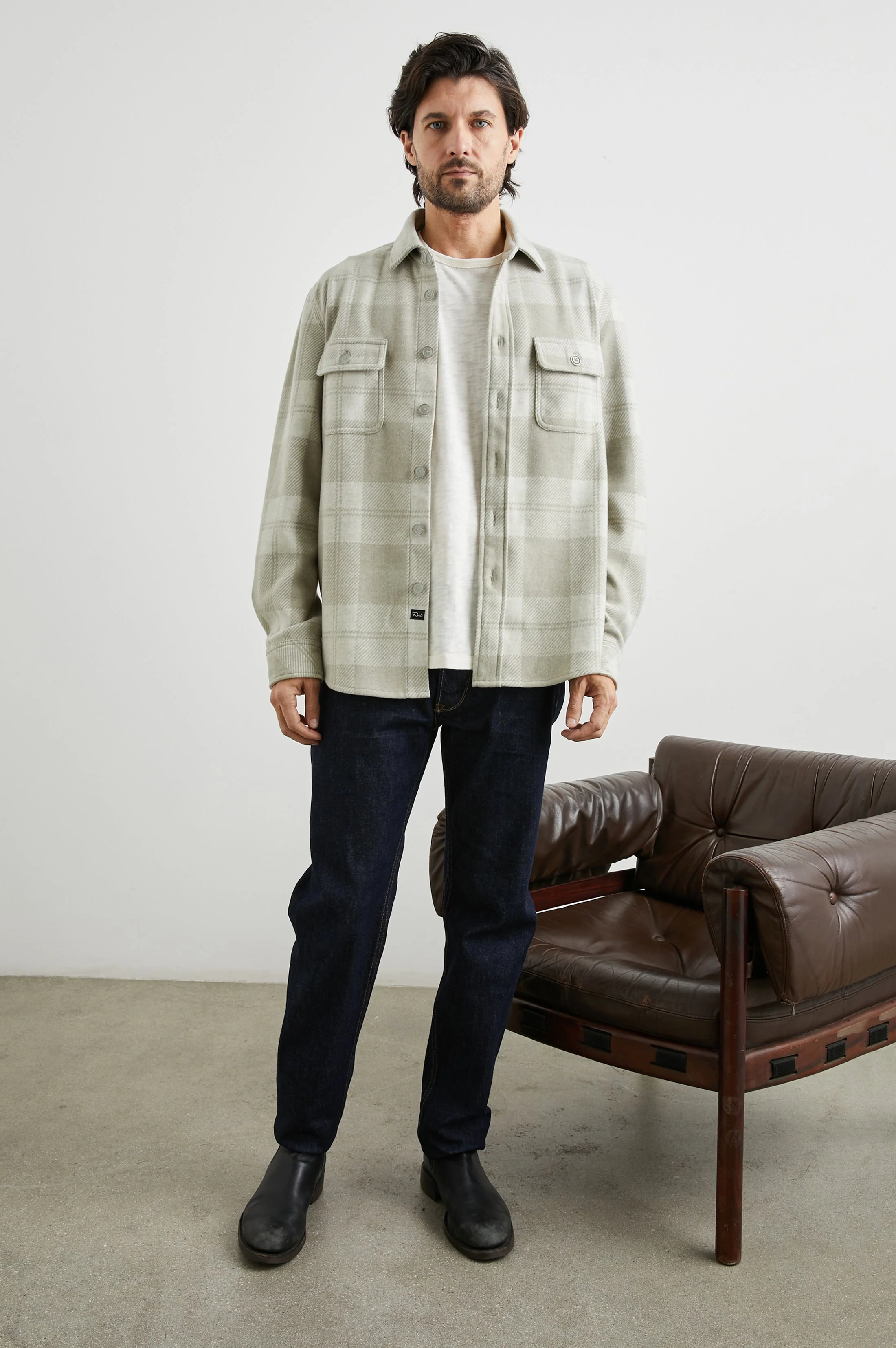ALDER OVERSHIRT - FAWN CREAM - Image 6