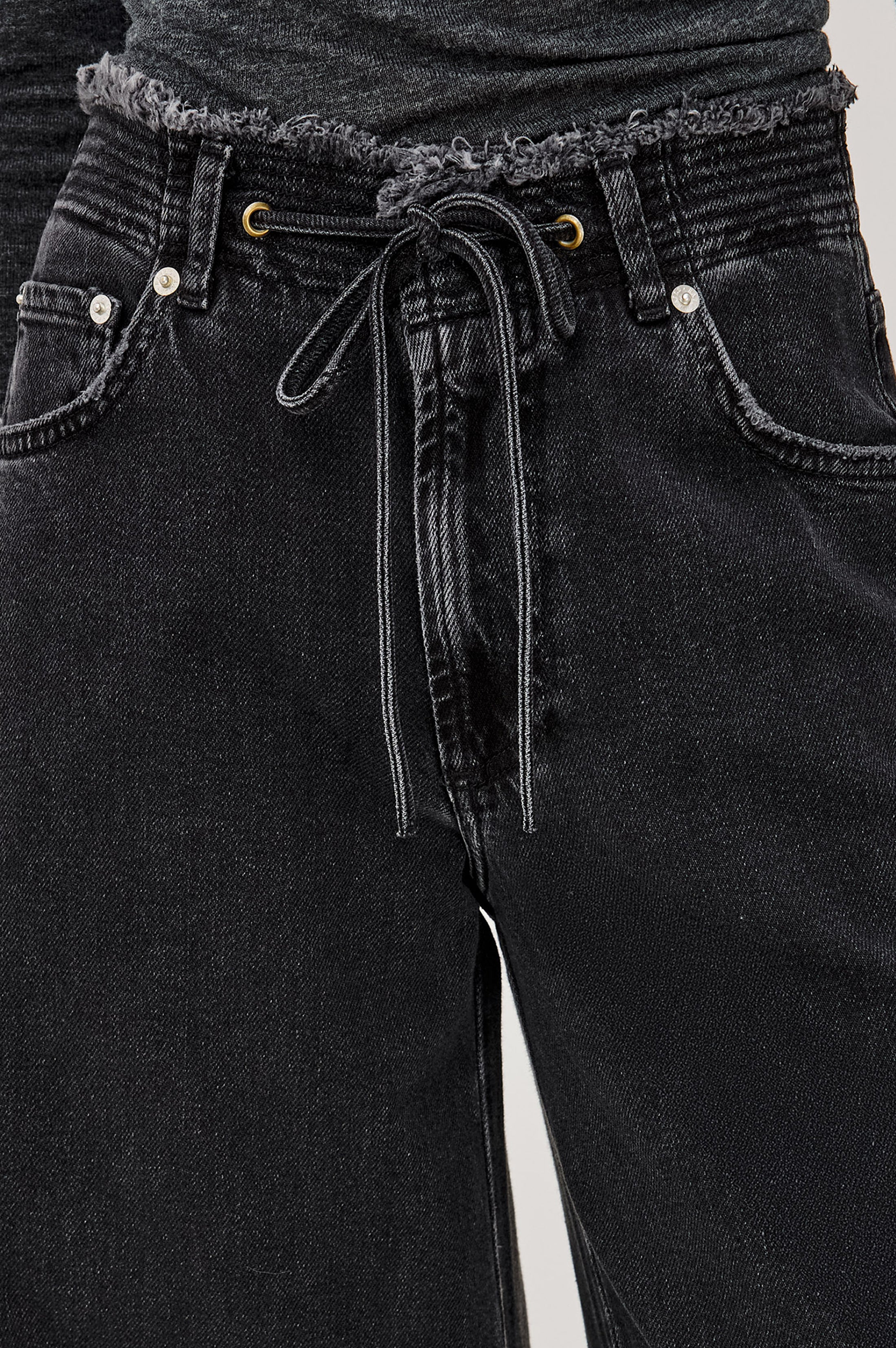 ANGELENO WIDE LEG - ASH BLACK - Image 2