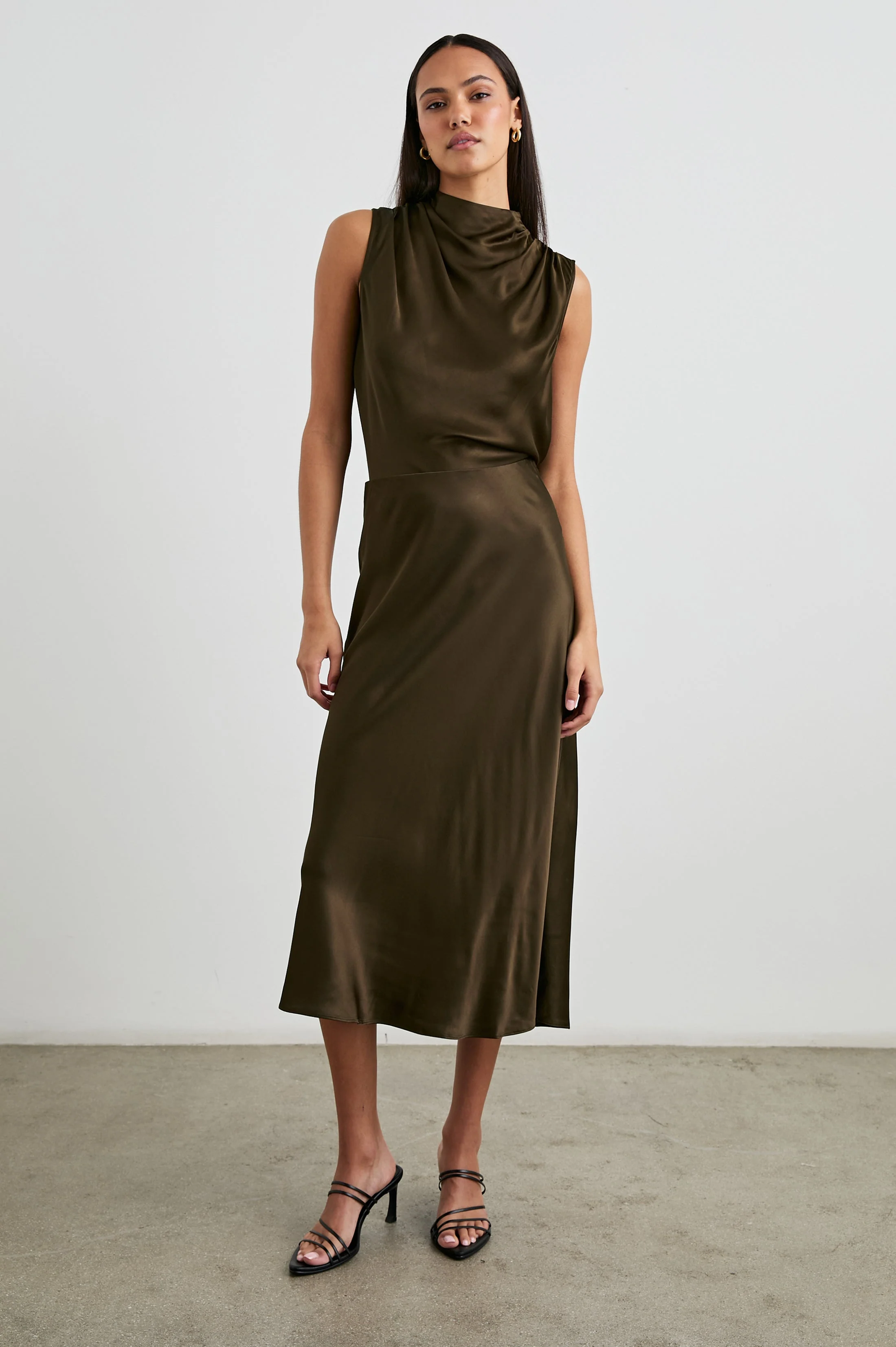 ANYA SKIRT - DARK MOSS - Image 2