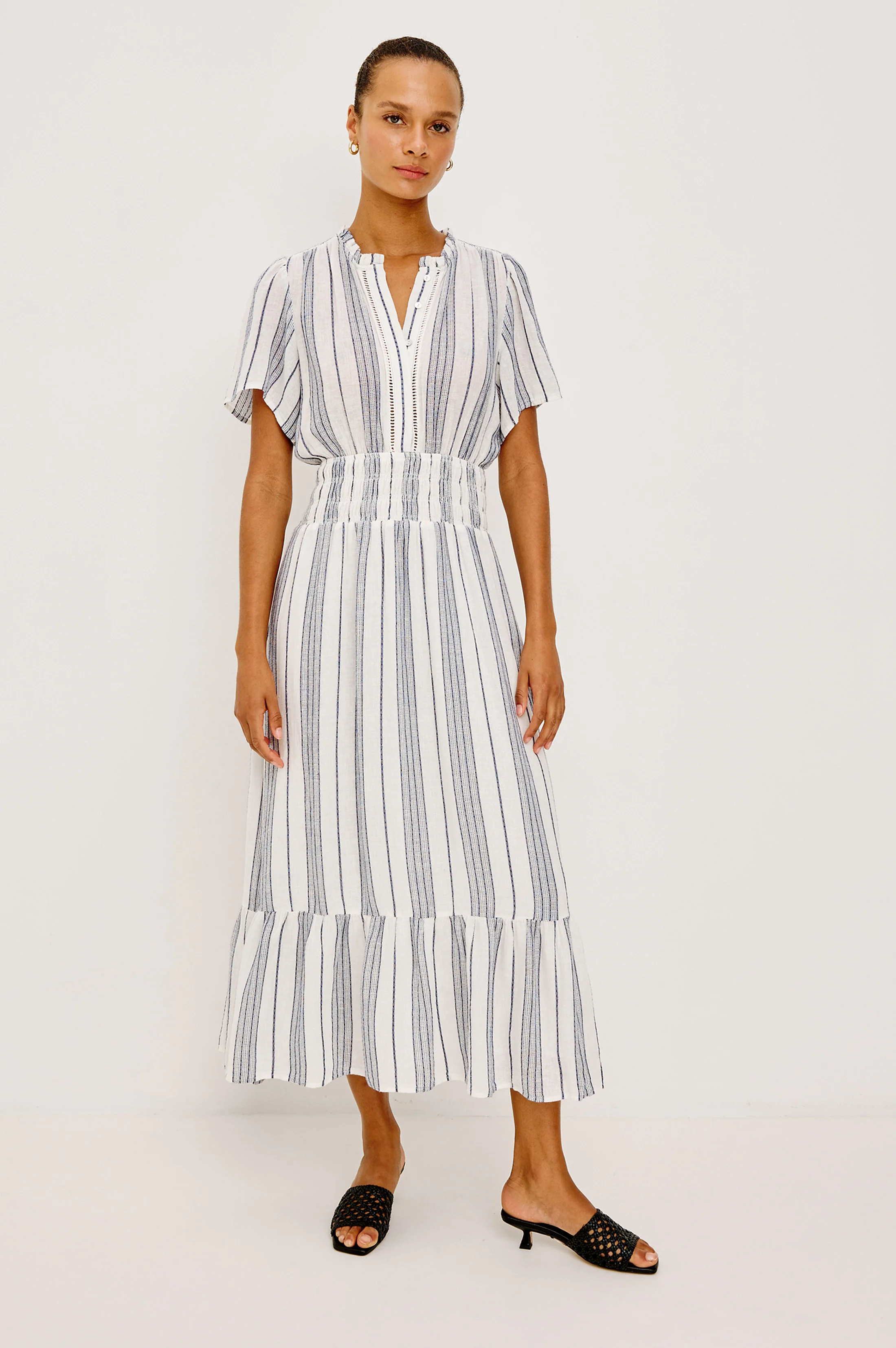BRENT DRESS - SALINO STRIPE - Image 3