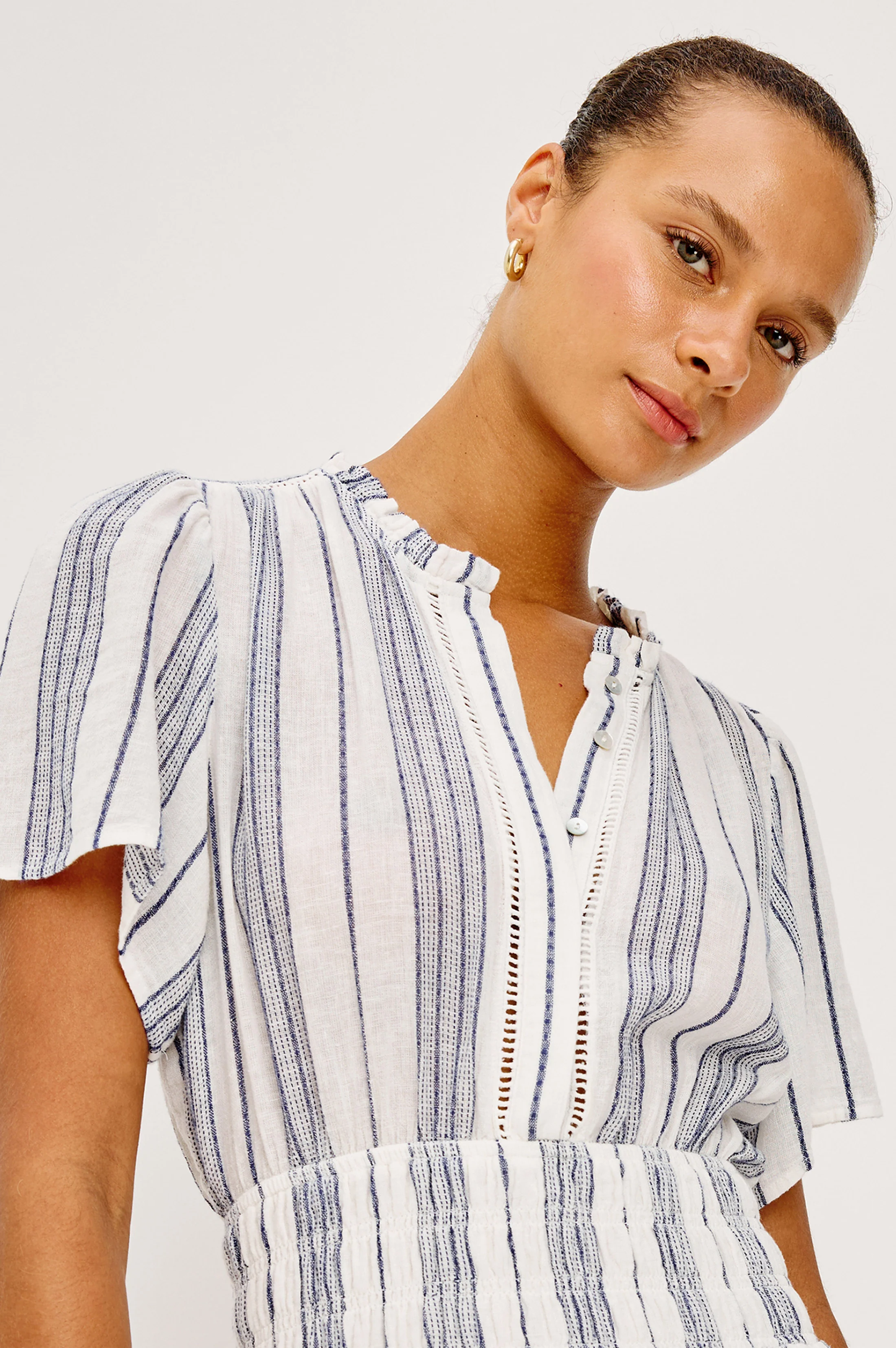 BRENT DRESS - SALINO STRIPE - Image 4