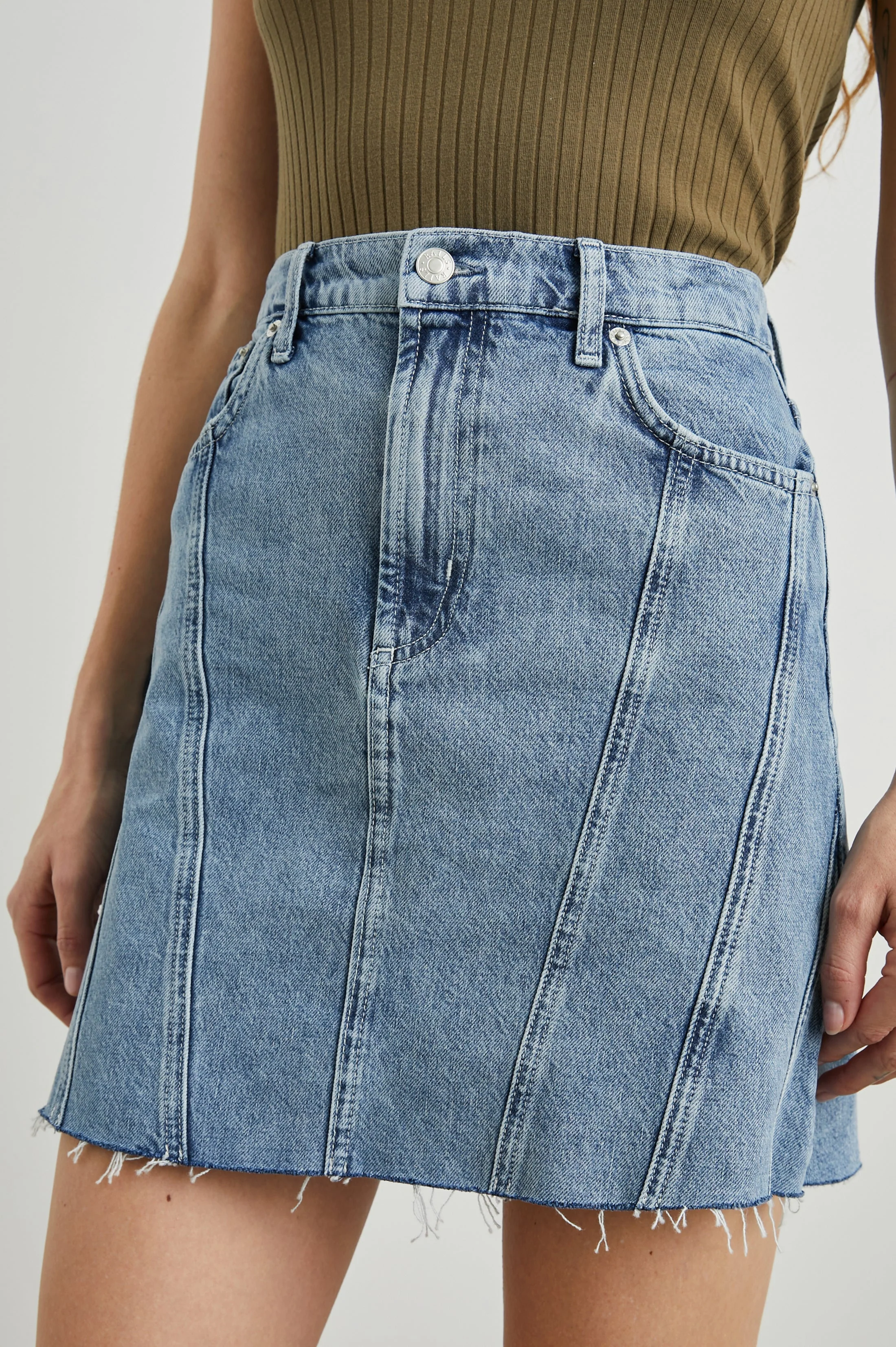 BRENTWOOD SKIRT - BLUE HAZE - Image 2