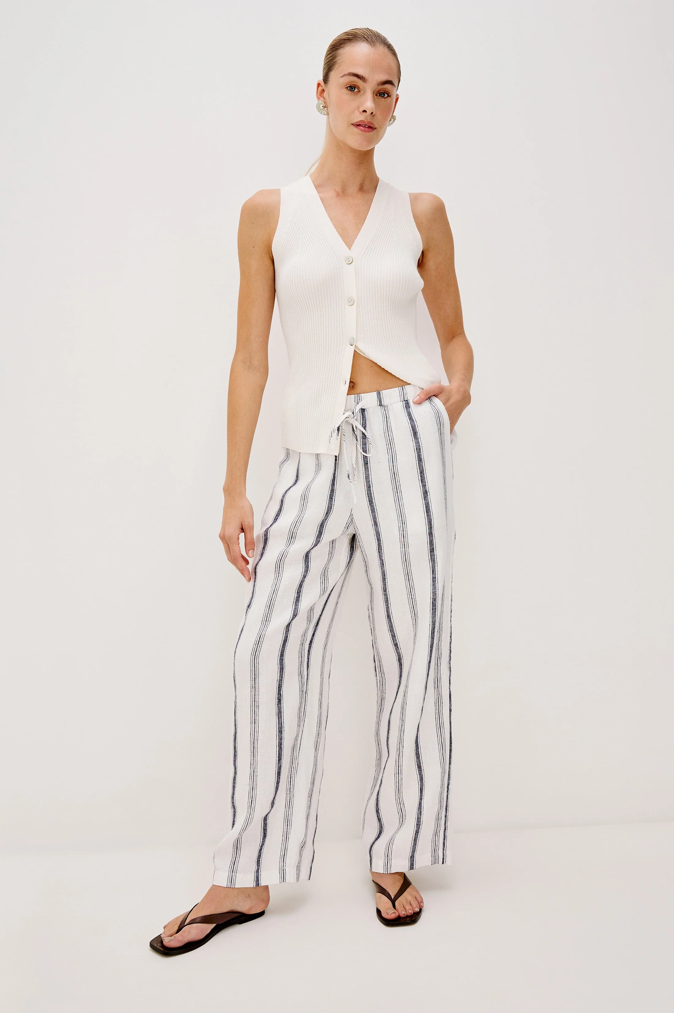 EMMIE PANT - TAVERNA STRIPE - Image 3