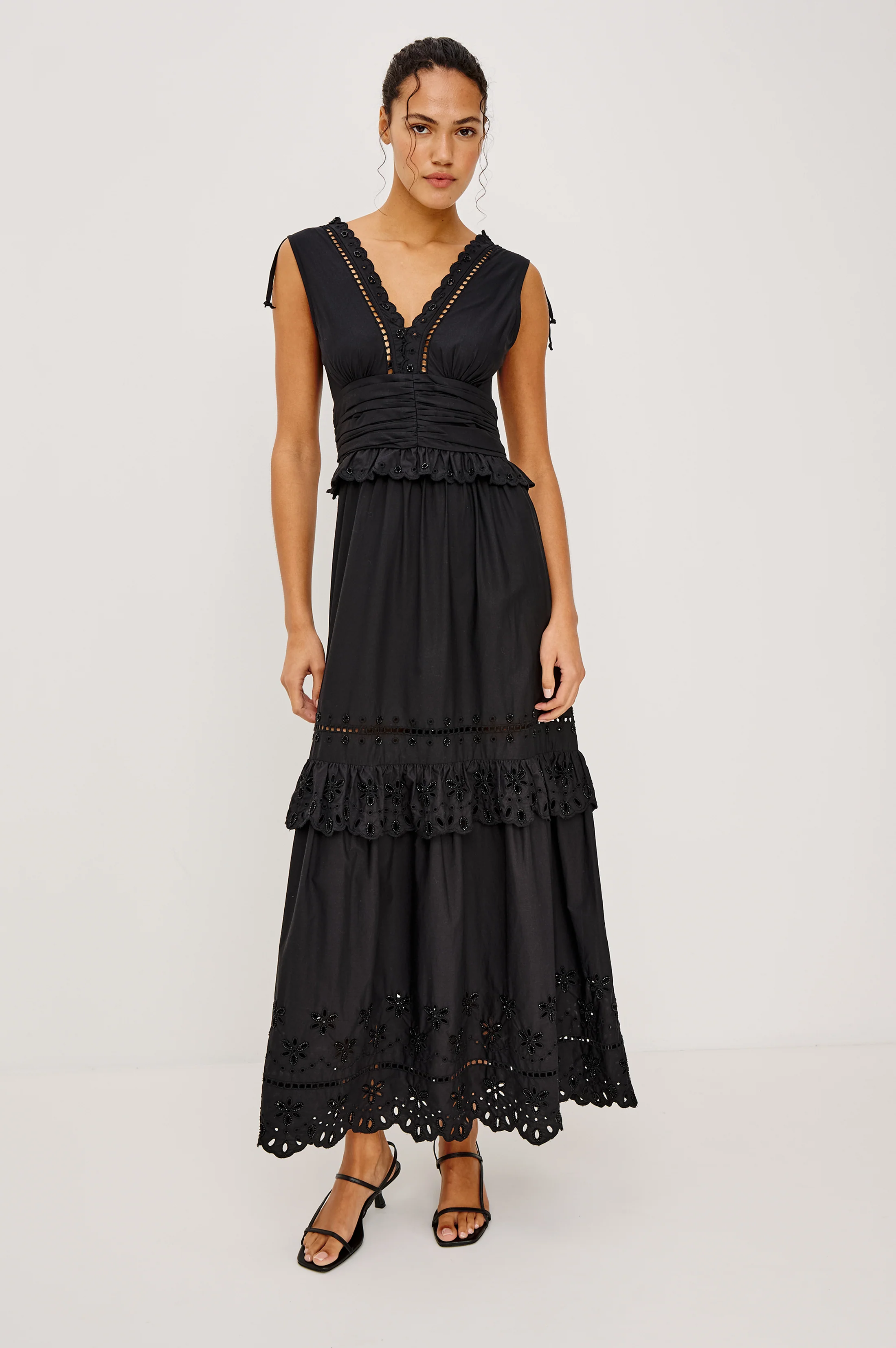 ESMERALDA DRESS - BLACK - Image 3