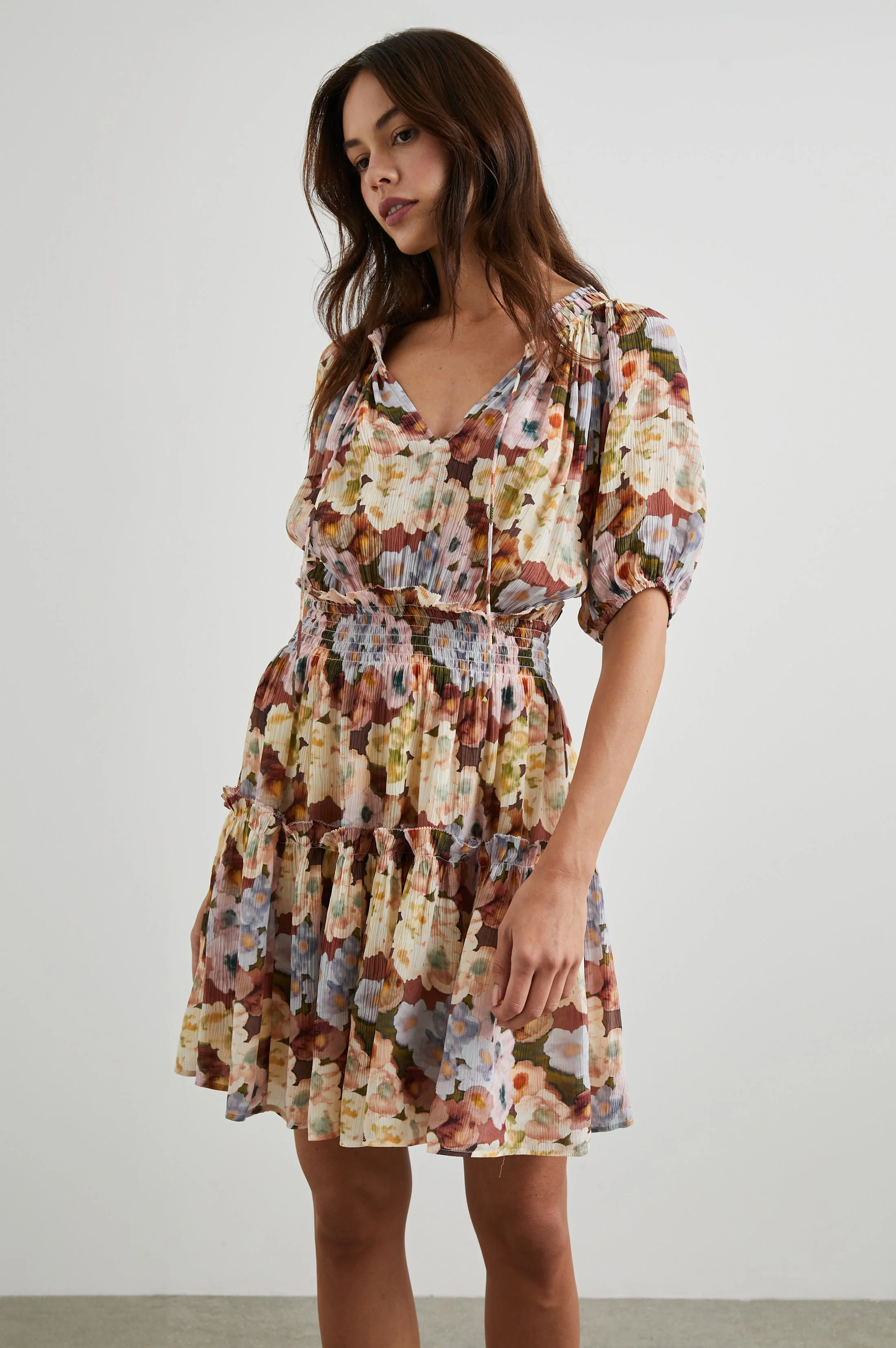 FIORELLA DRESS - PAINTED FLORAL - Image 2