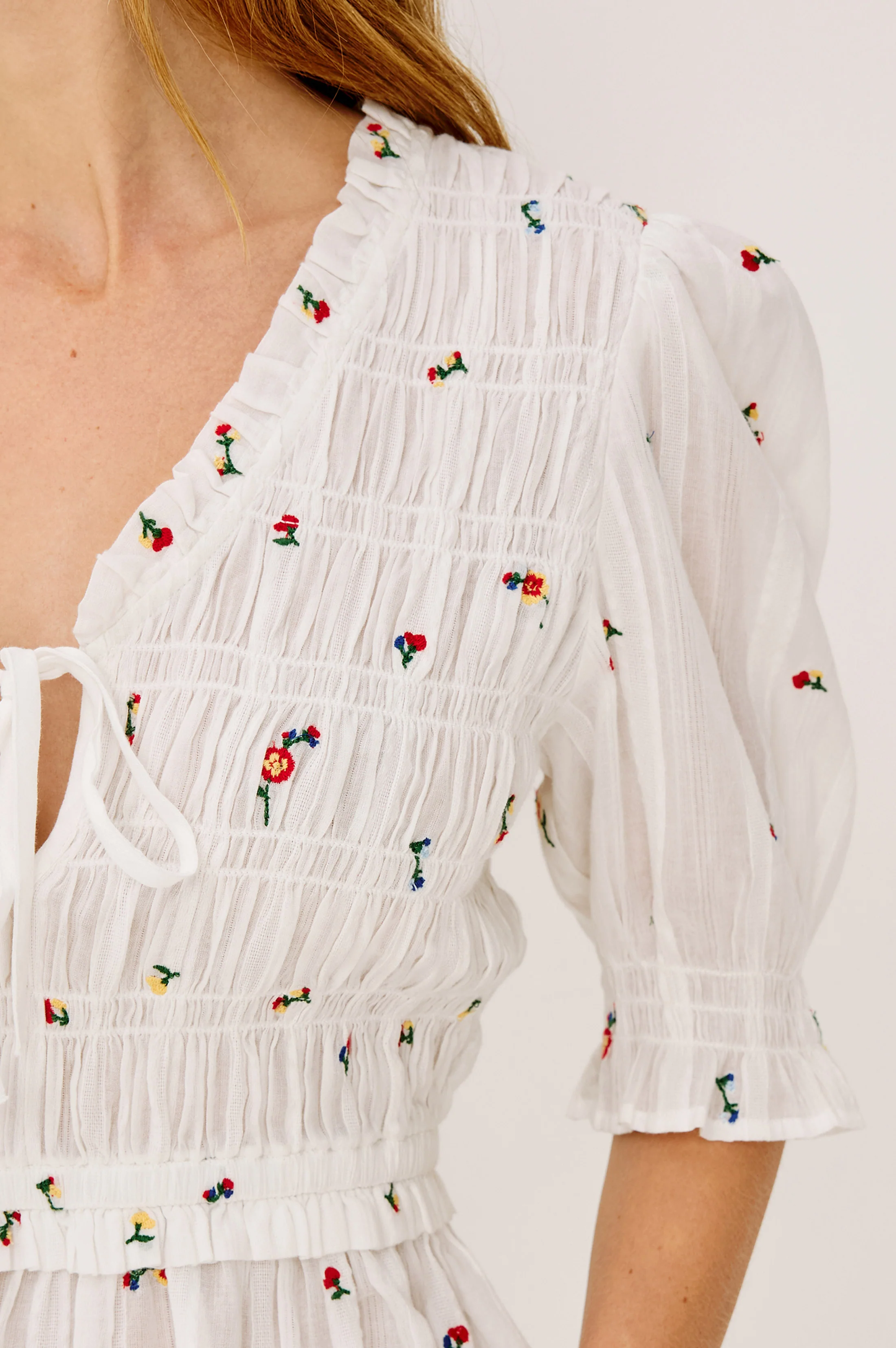 FONTAINE TOP - WILDFLOWERS EMBROIDERY - Image 2