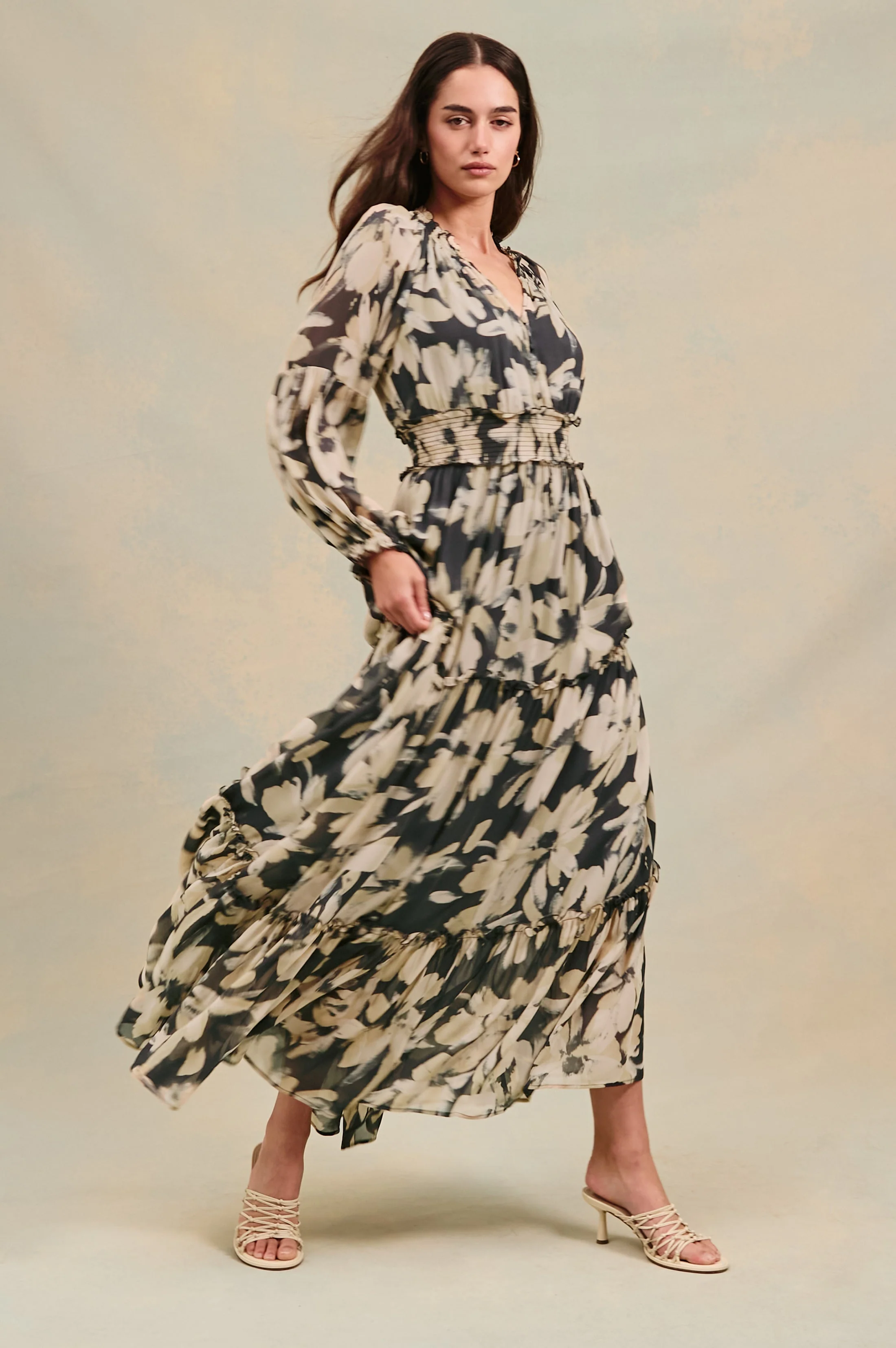 FREDERICA DRESS - CHARCOAL LILY - Image 8
