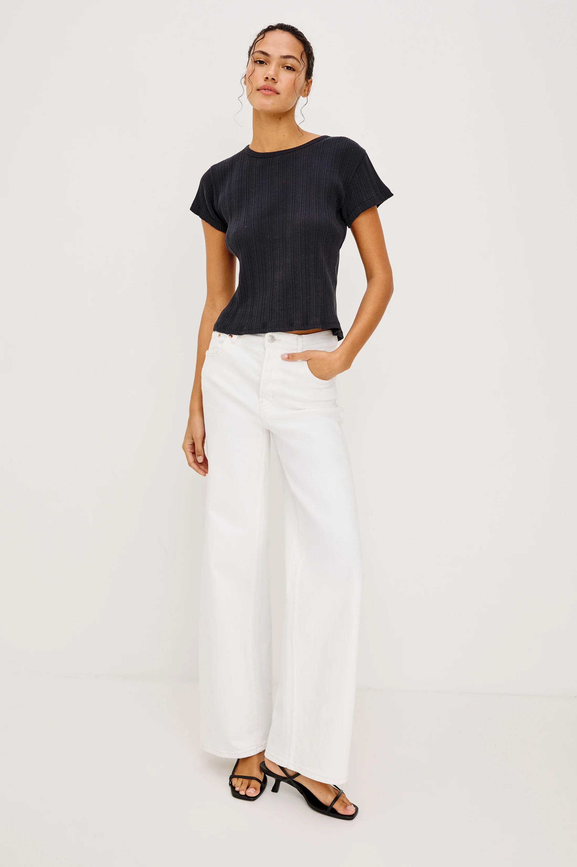 GETTY WIDE LEG - VINTAGE ECRU