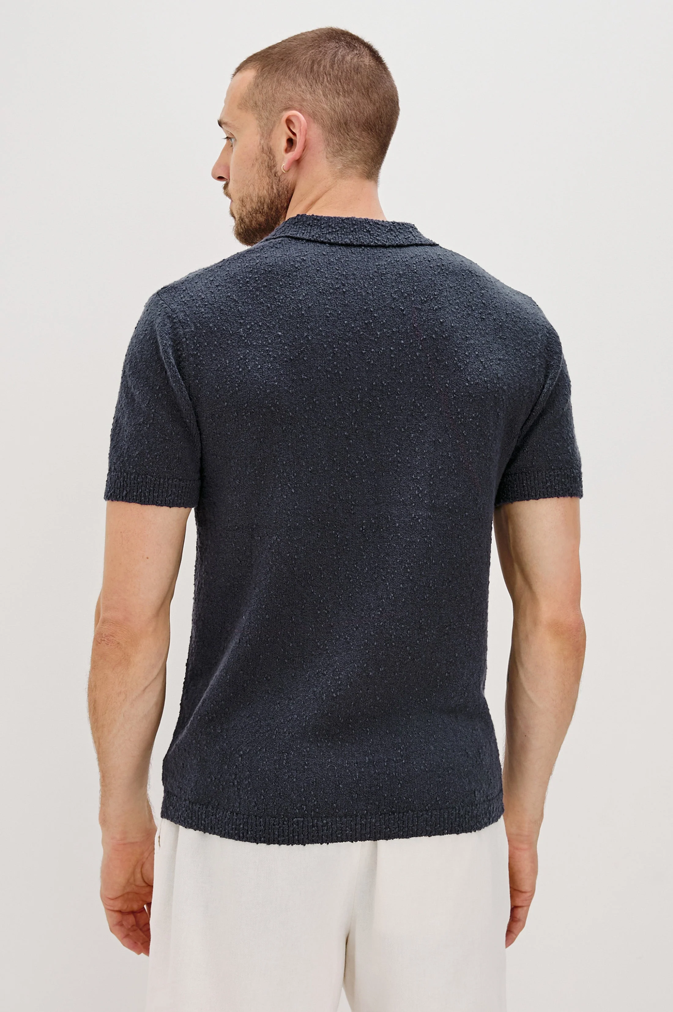 HEATH POLO SHIRT - MIDNIGHT BLUE - Image 4