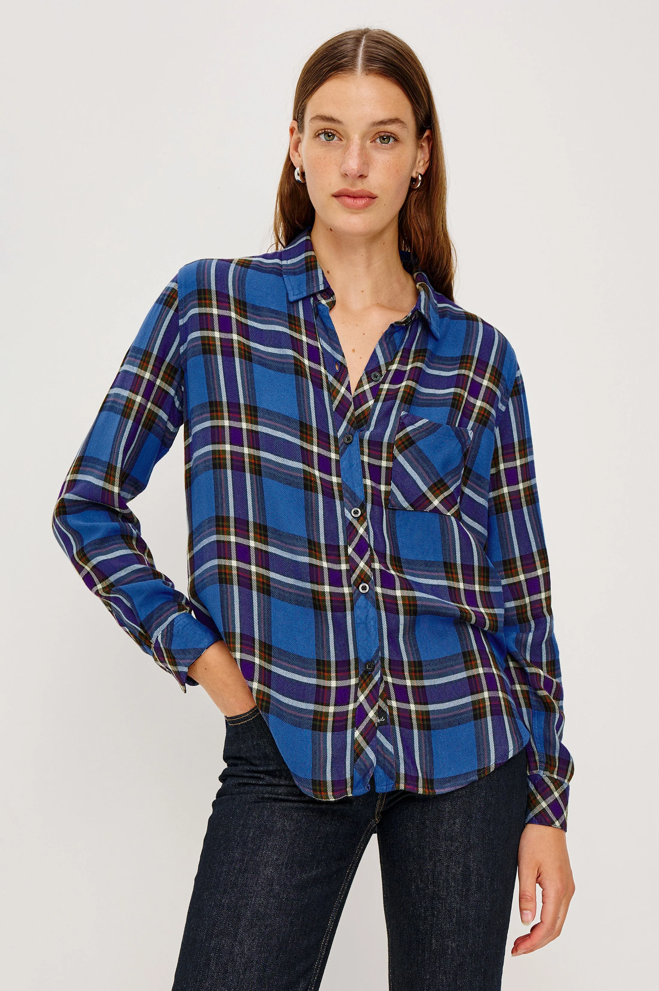 HUNTER SHIRT - SAPPHIRE INDIGO - Image 4