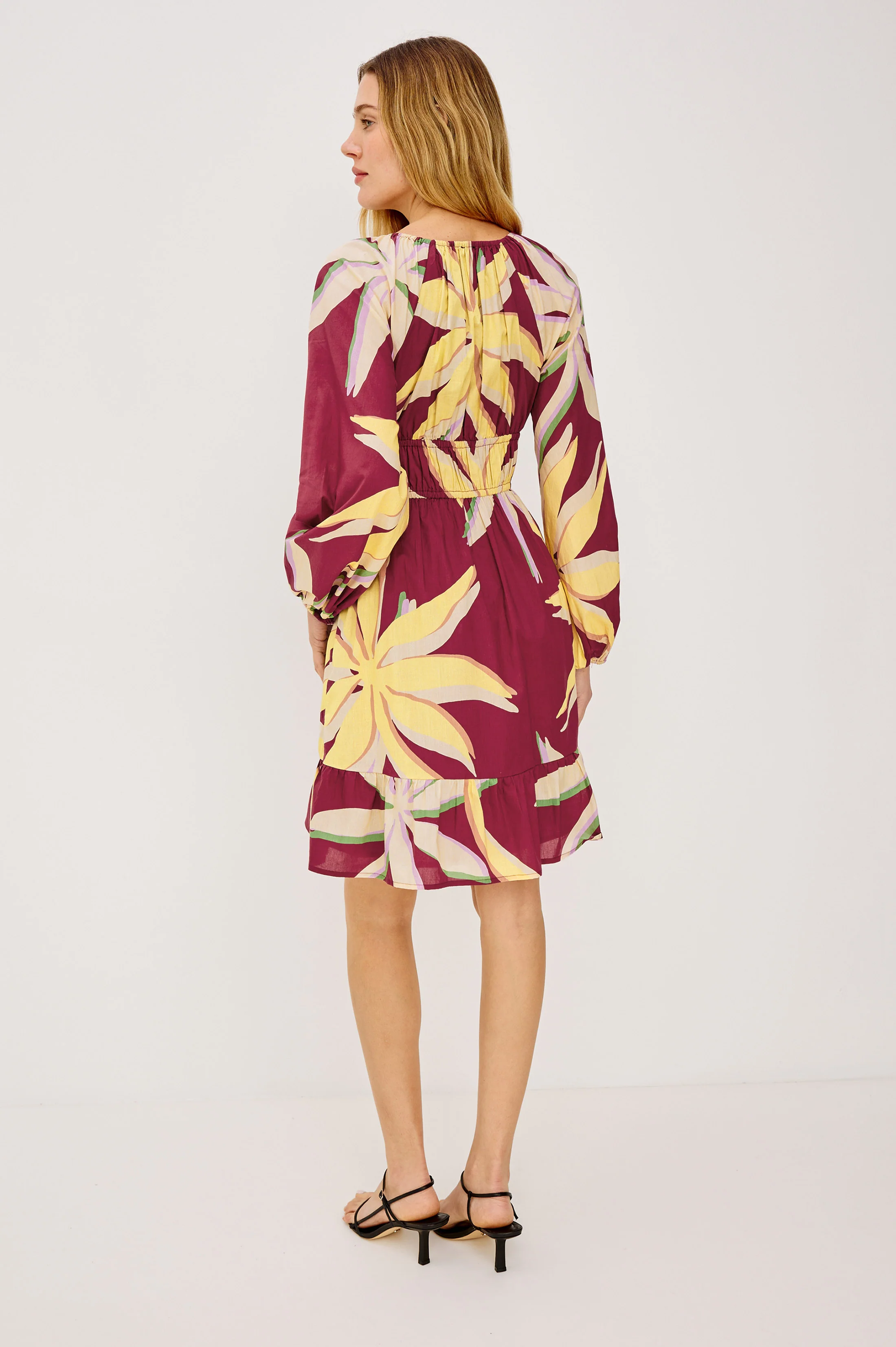 KRINA DRESS - RED PALMA - Image 5