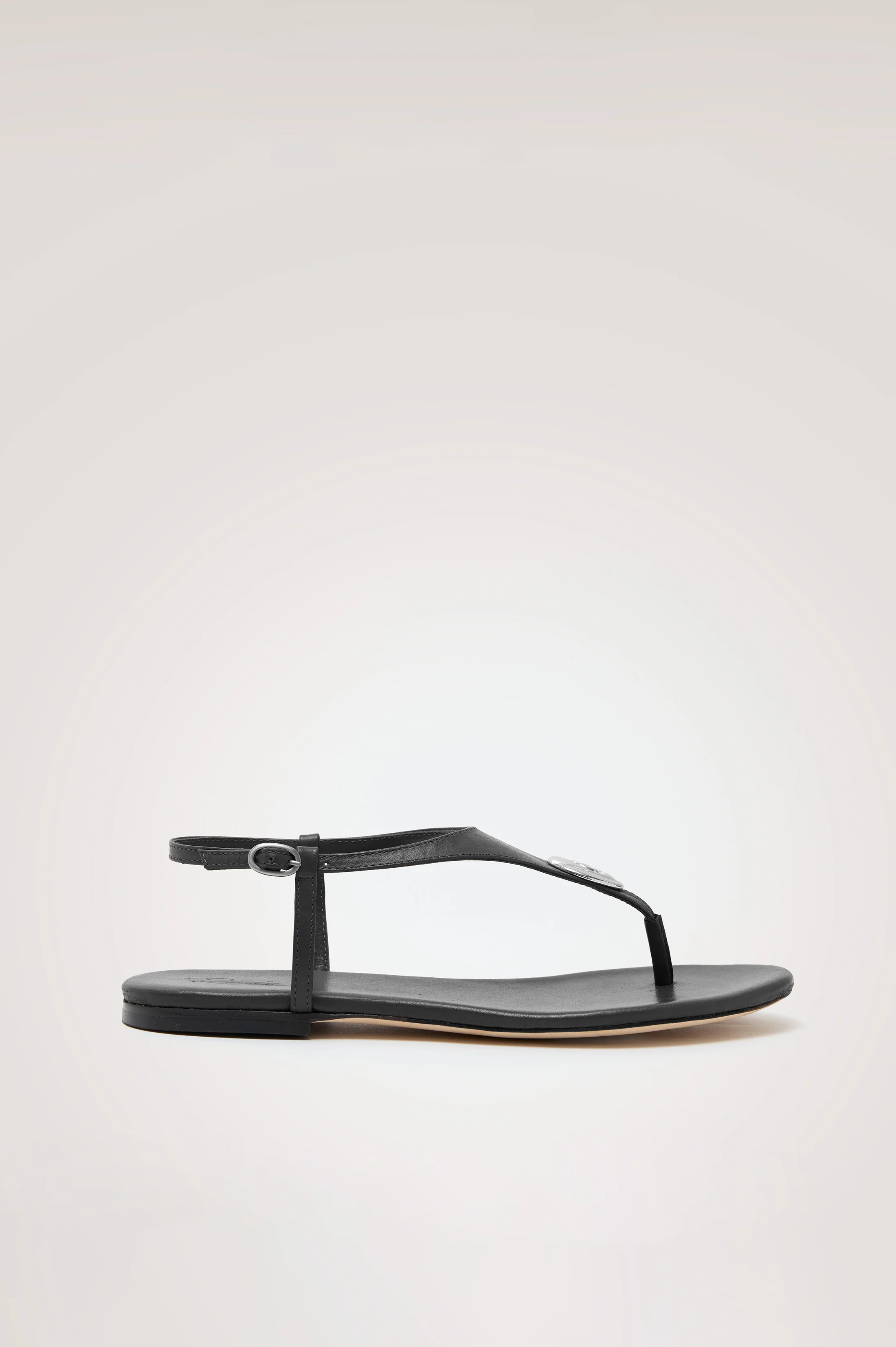LAGOS SANDAL - BLACK LEATHER