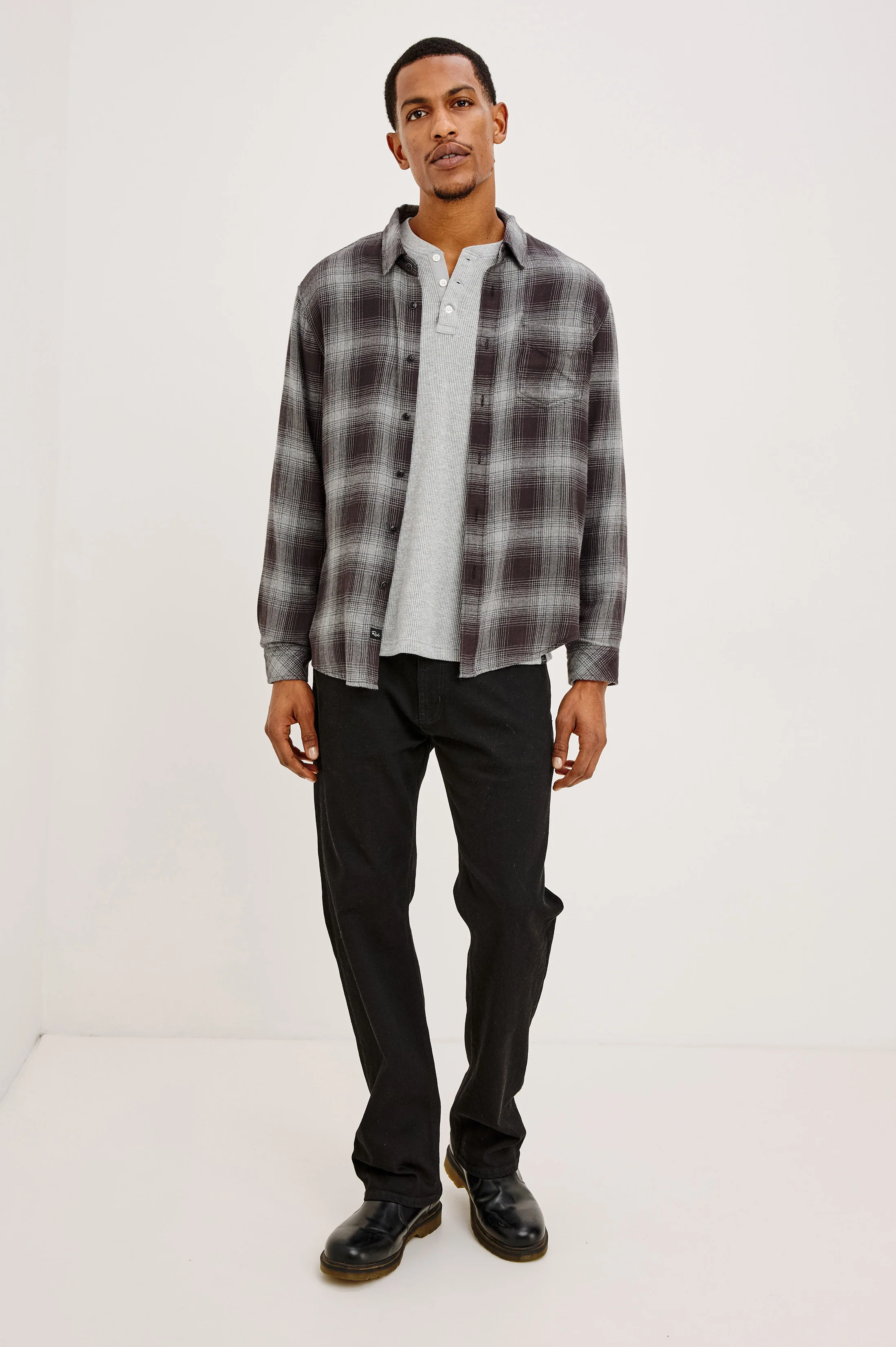 LENNOX SHIRT - SILVER OBSIDIAN - Image 3