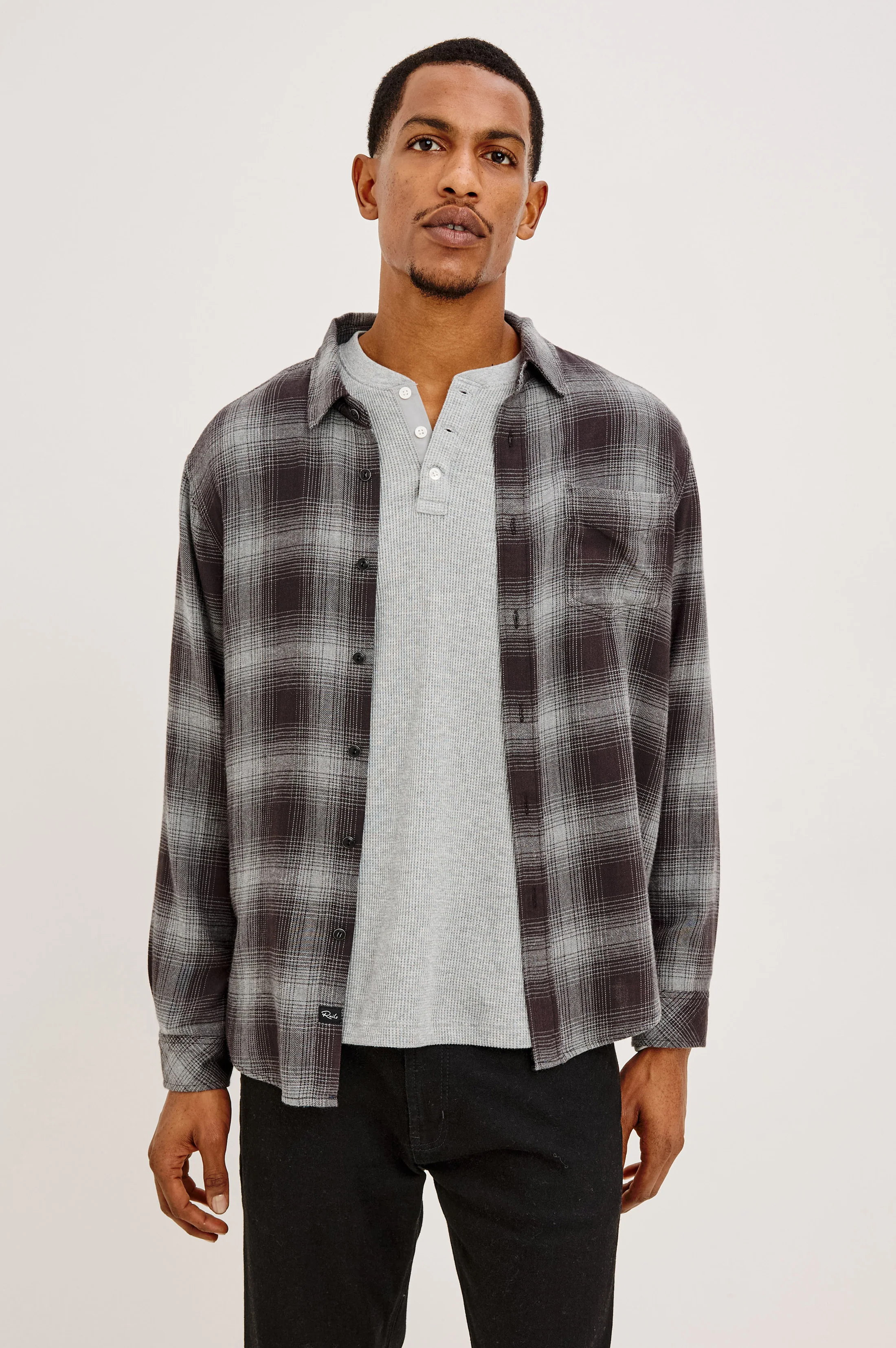 LENNOX SHIRT - SILVER OBSIDIAN - Image 4