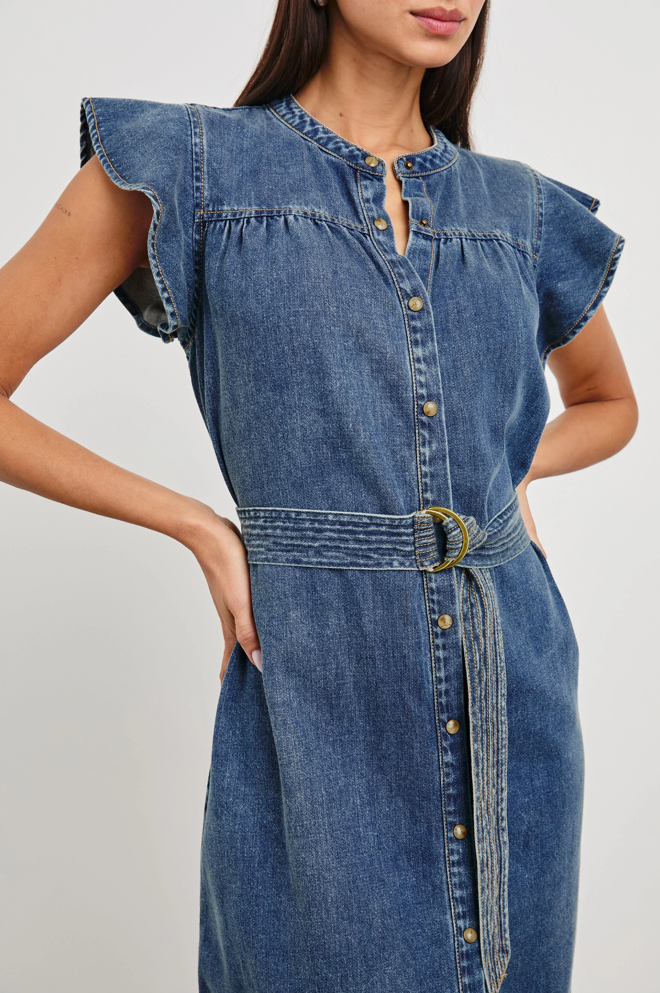 LETTA DRESS - CLASSIC BLUE - Image 2