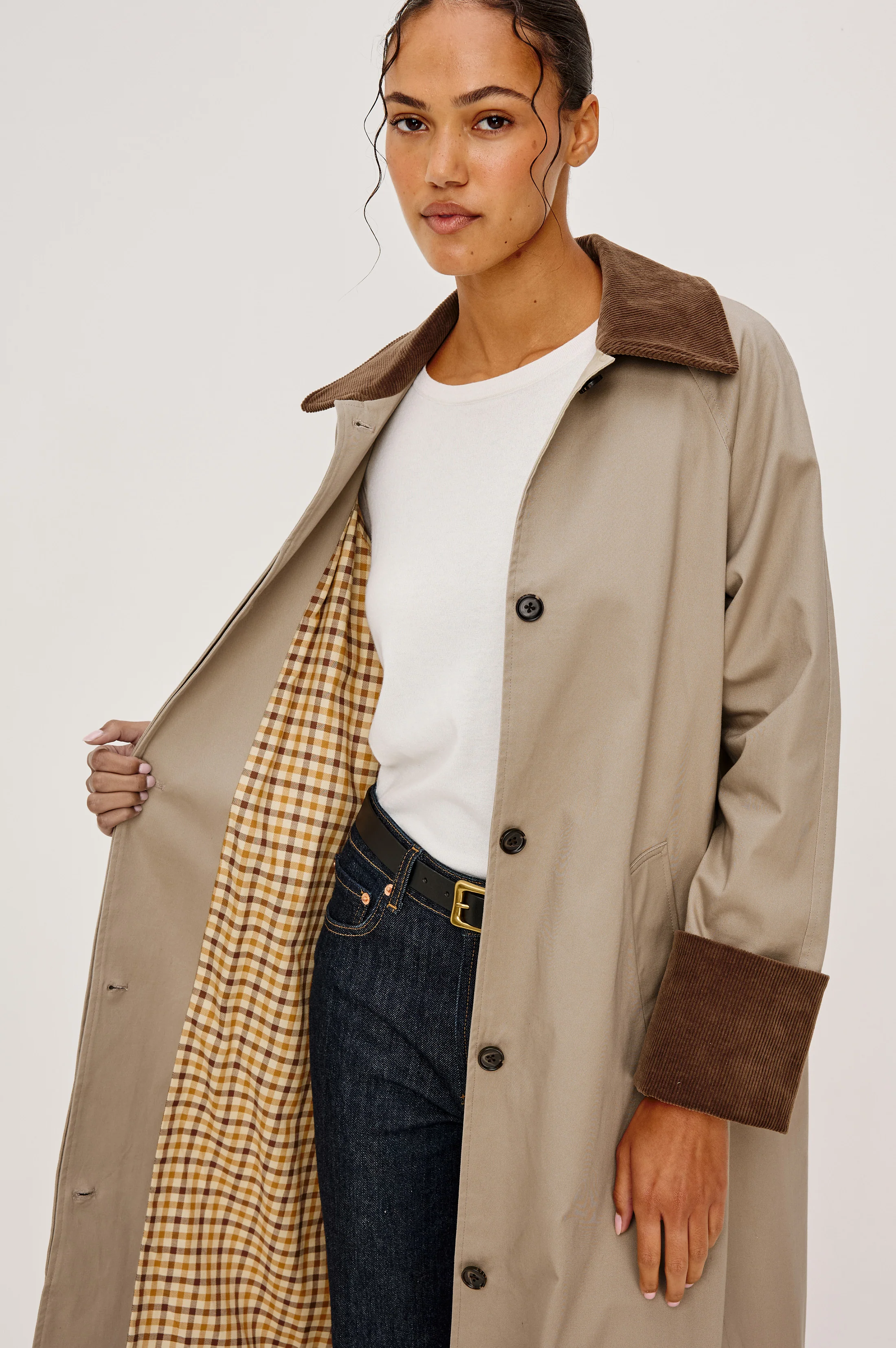 LEVY COAT  - KHAKI - Image 2