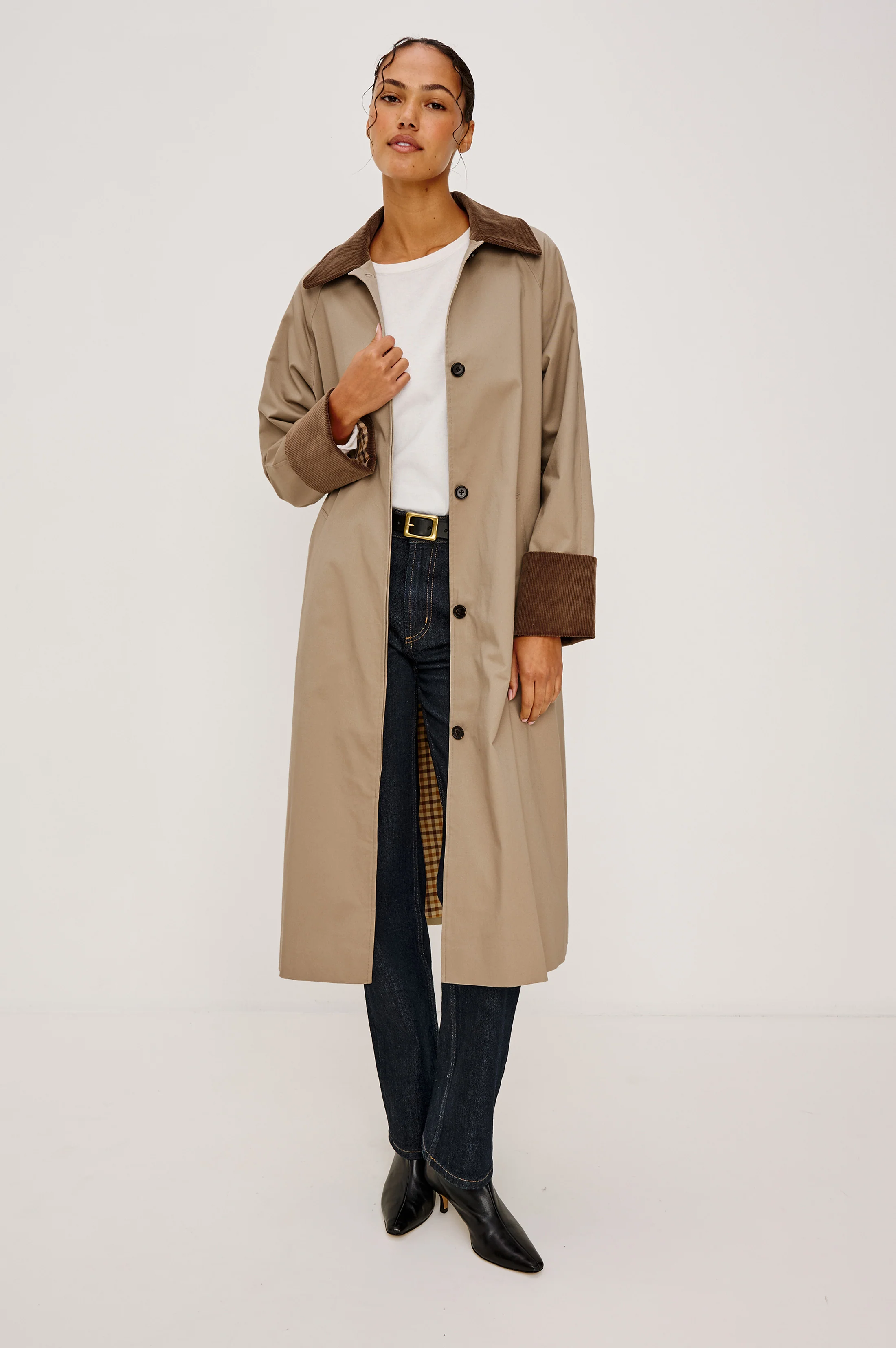 LEVY COAT  - KHAKI - Image 4