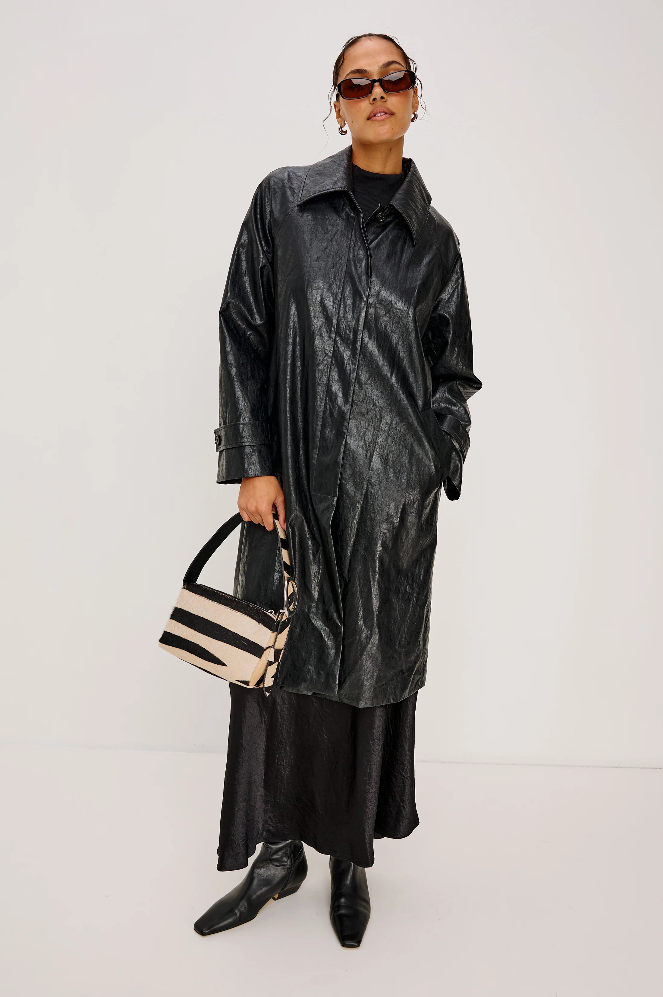 LUCCA SHOULDER BAG - ZEBRA HAIRCALF - Image 7