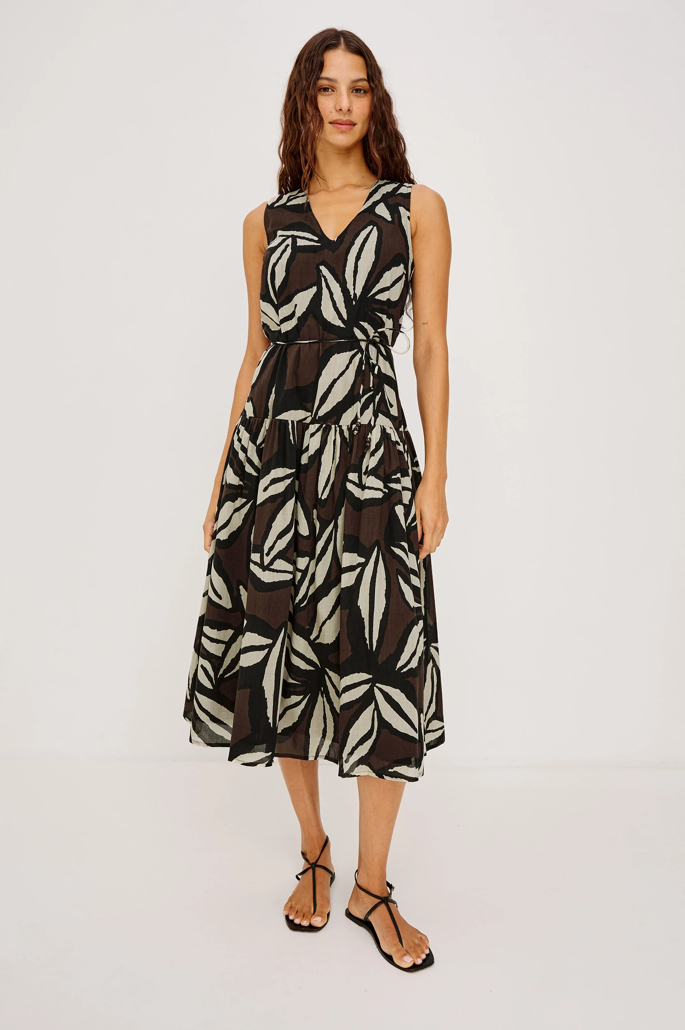 MAEVE DRESS - COCOA FLORAL - Image 3