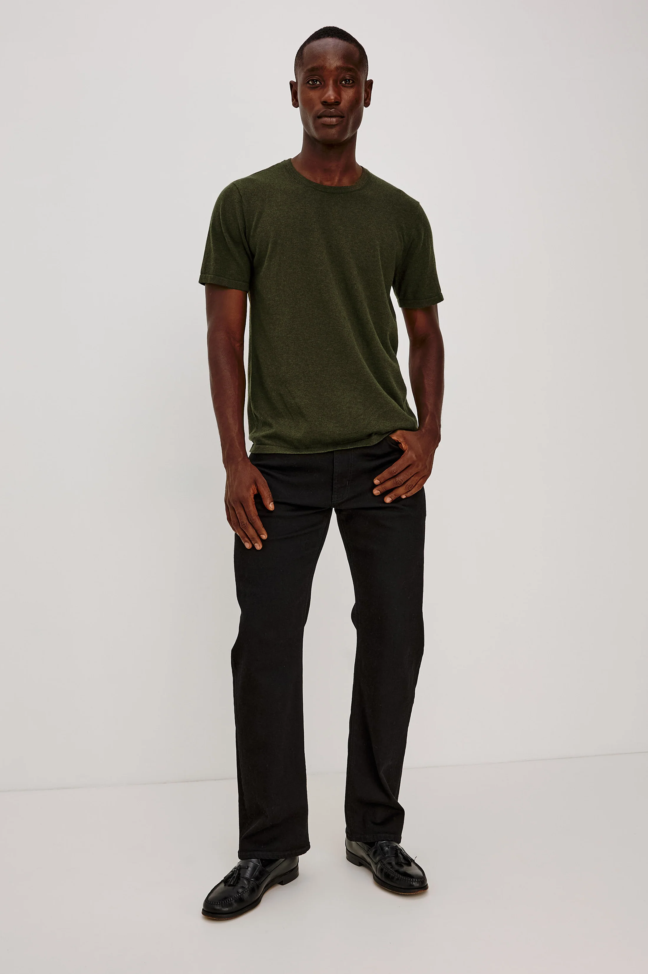 MASON COTTON CASHMERE T-SHIRT - HEMLOCK - Image 7