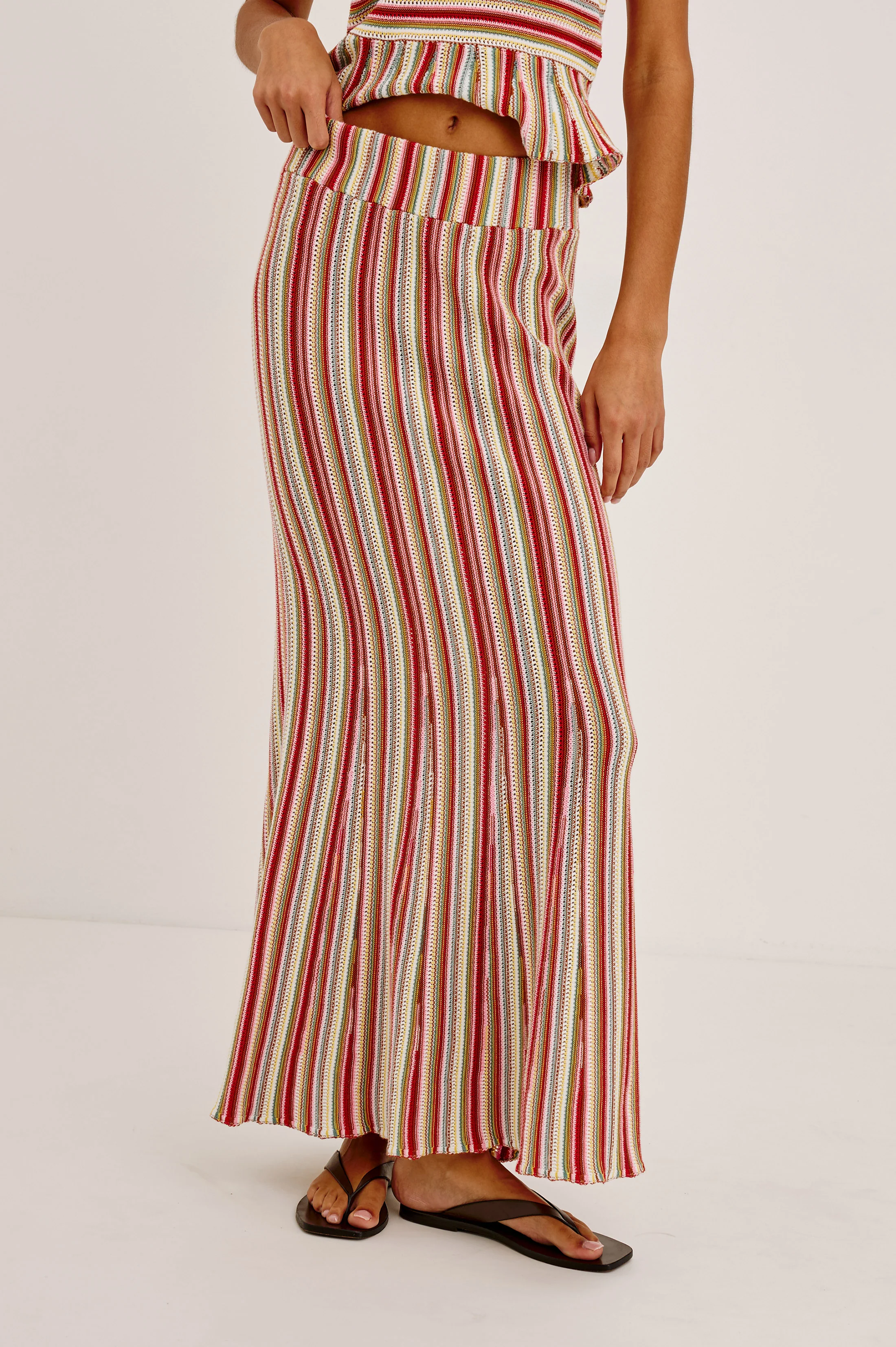 NARI SKIRT - HAVANA STRIPE - Image 4