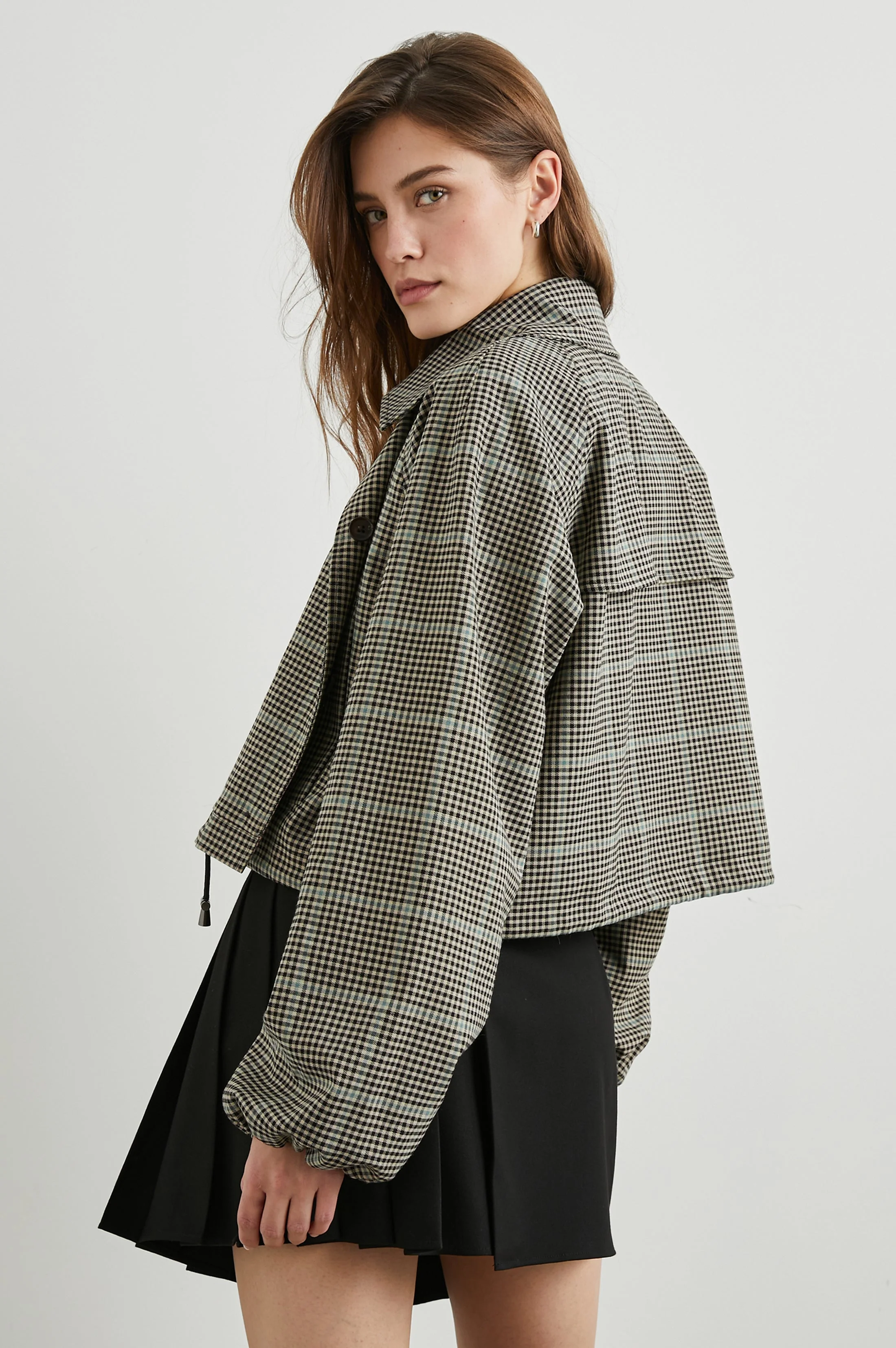 NORTH JACKET - TEAL MULTI CHECK - Image 8