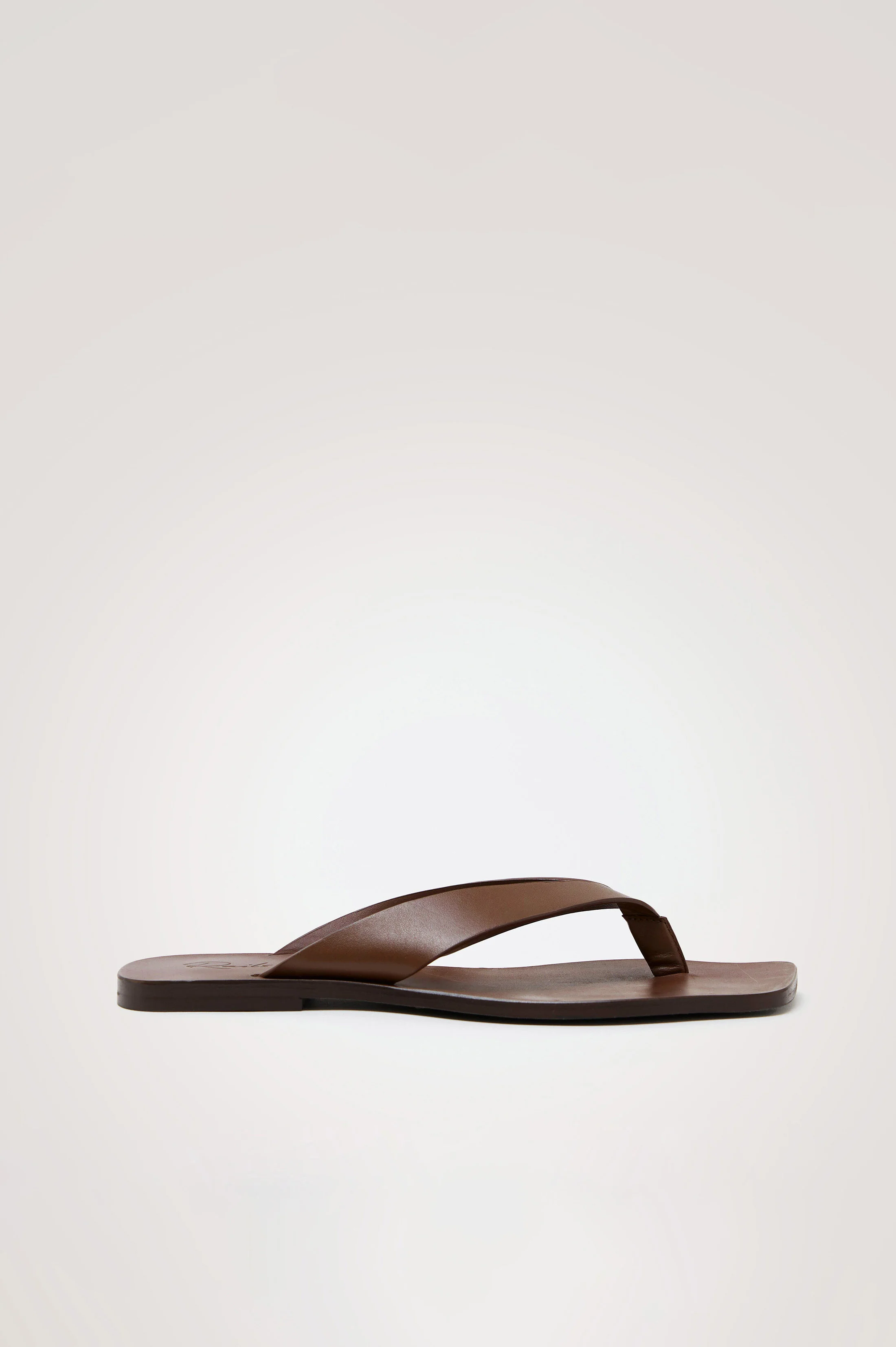 PORTO SANDAL - DARK BROWN LEATHER