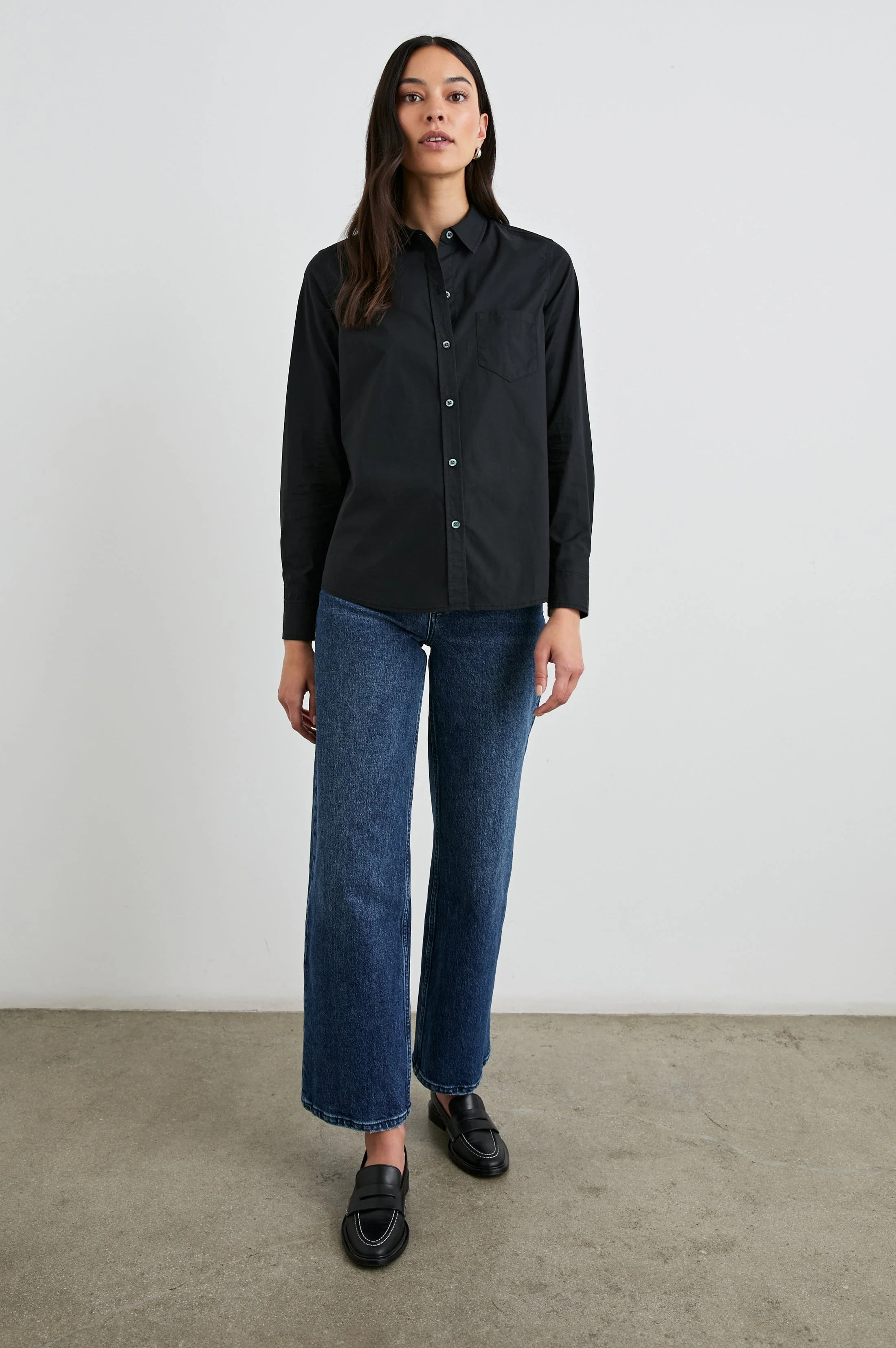 STINA SHIRT - BLACK - Image 5