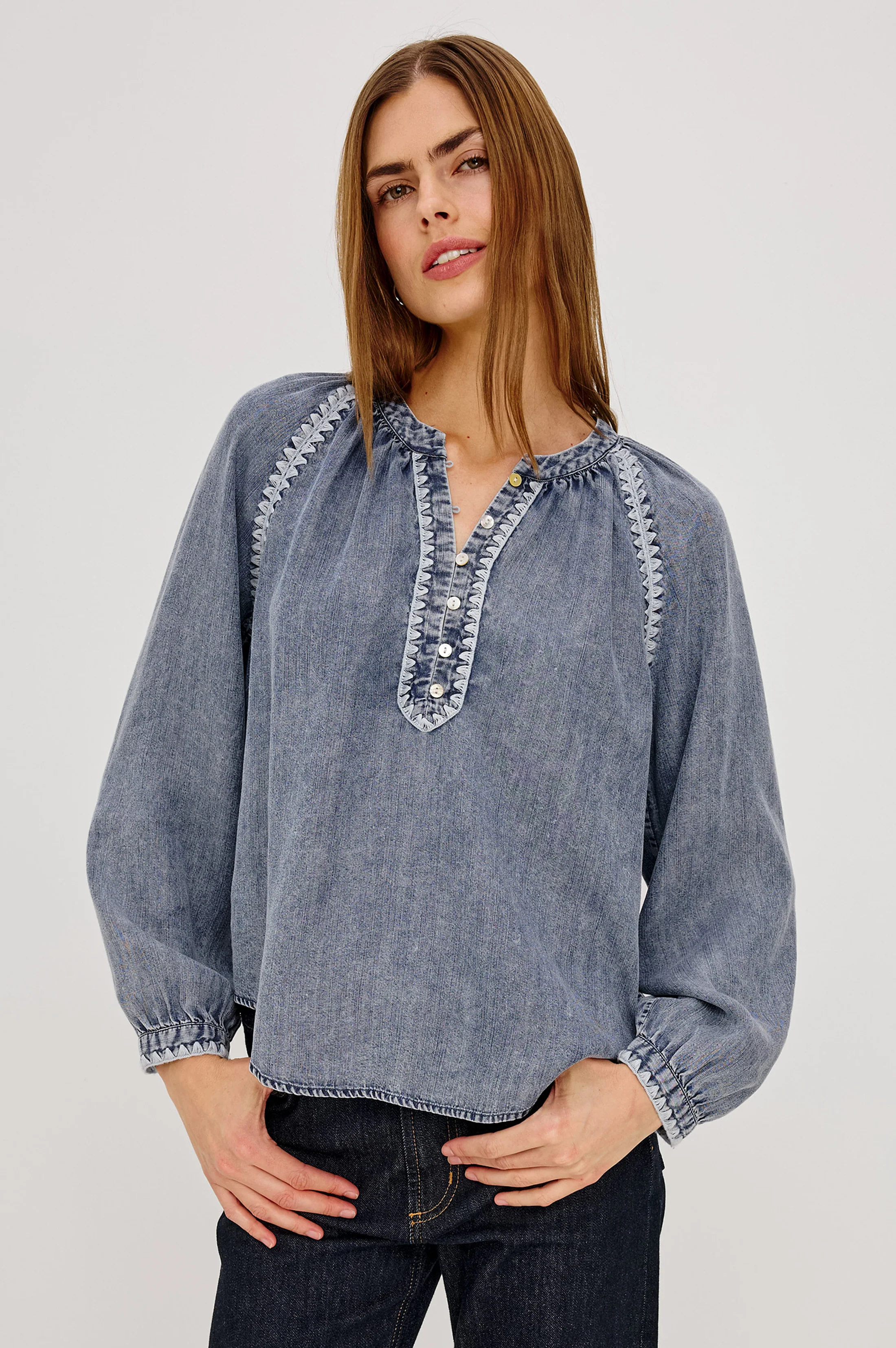 TALI SHIRT - BLUE RIDGE - Image 6