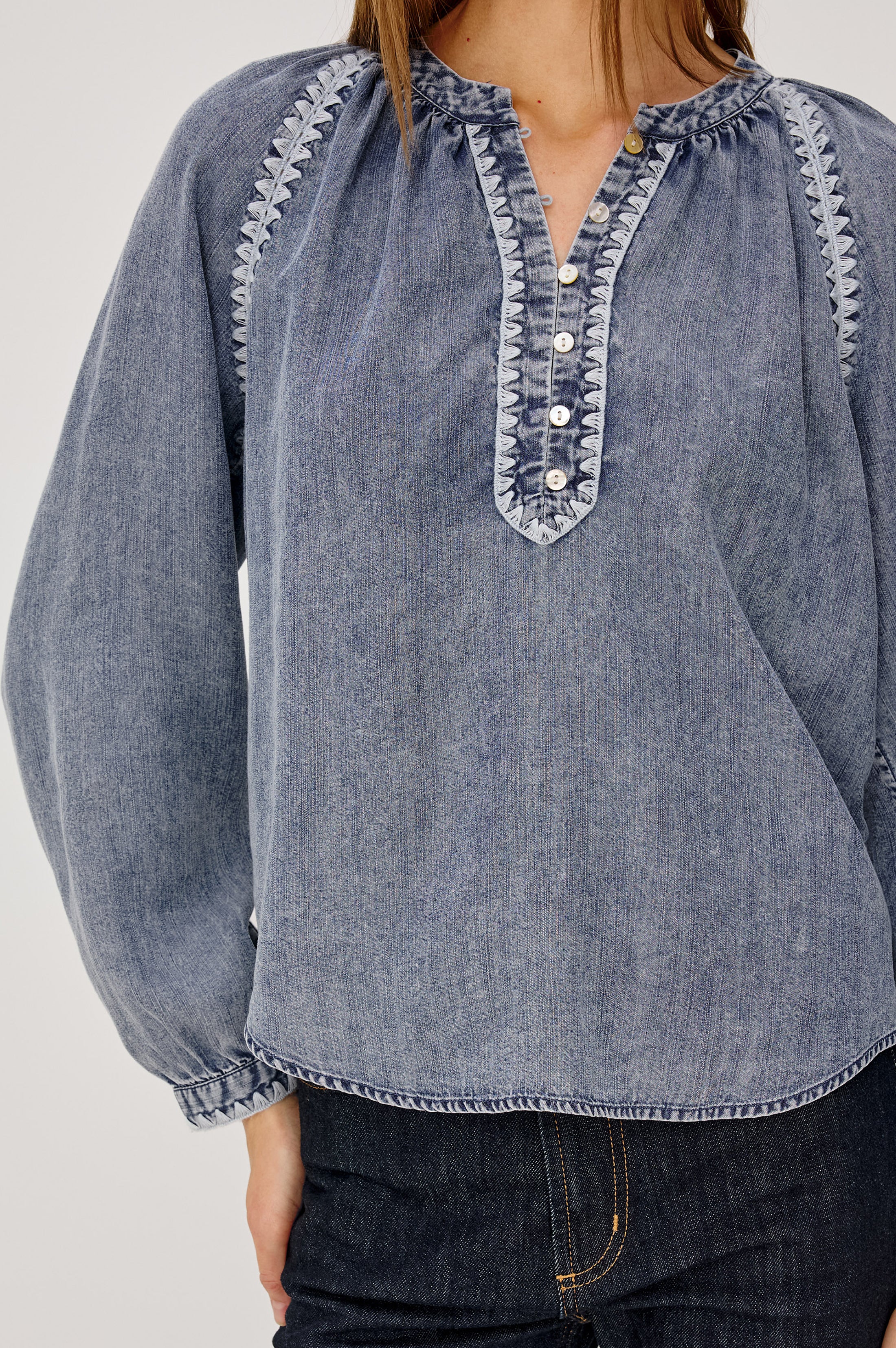 TALI SHIRT - BLUE RIDGE - Image 7