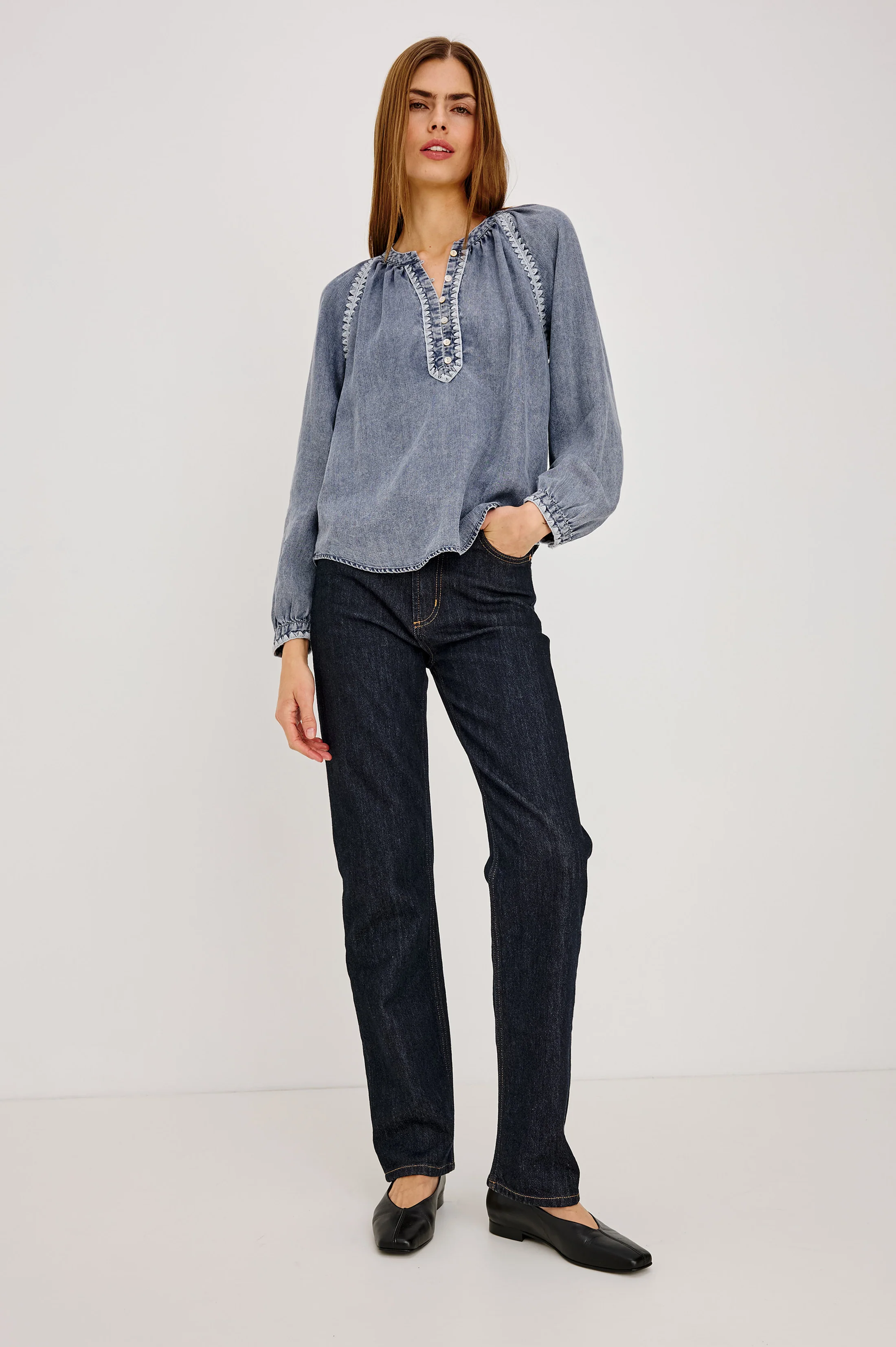 TALI SHIRT - BLUE RIDGE - Image 8