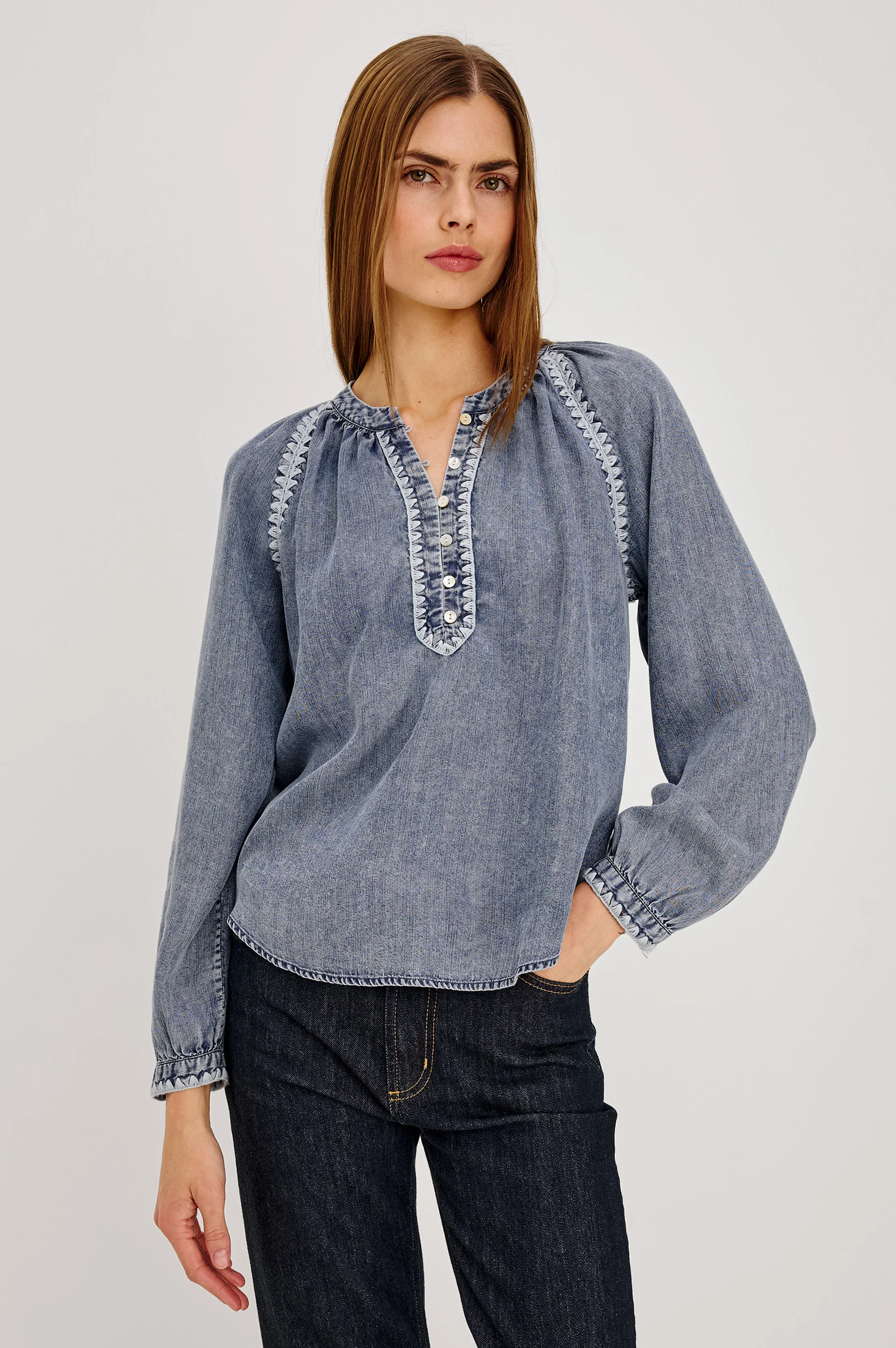 TALI SHIRT - BLUE RIDGE - Image 9