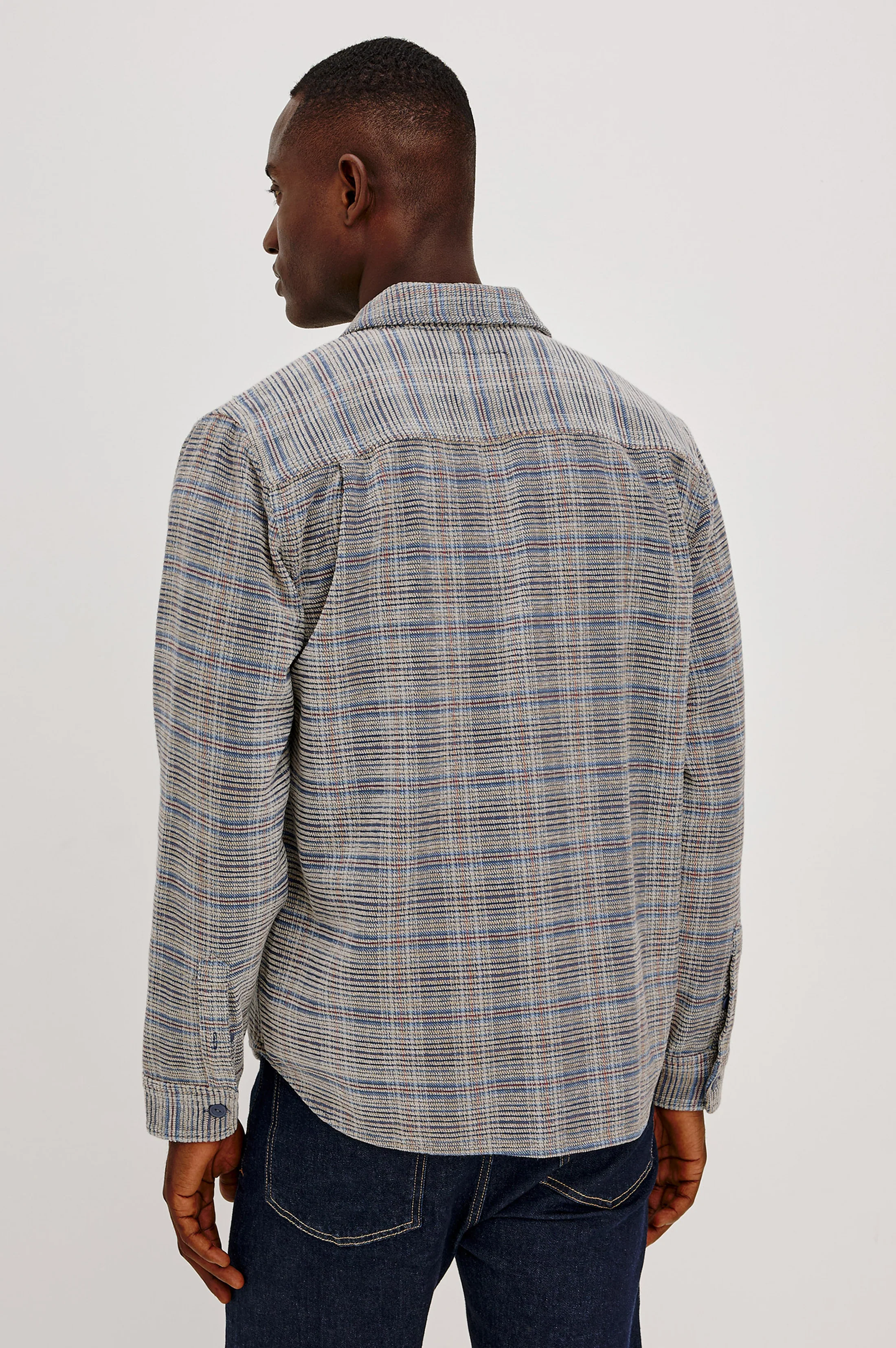 WARREN OVERSHIRT - OAT MERIDIAN CHENILLE - Image 4